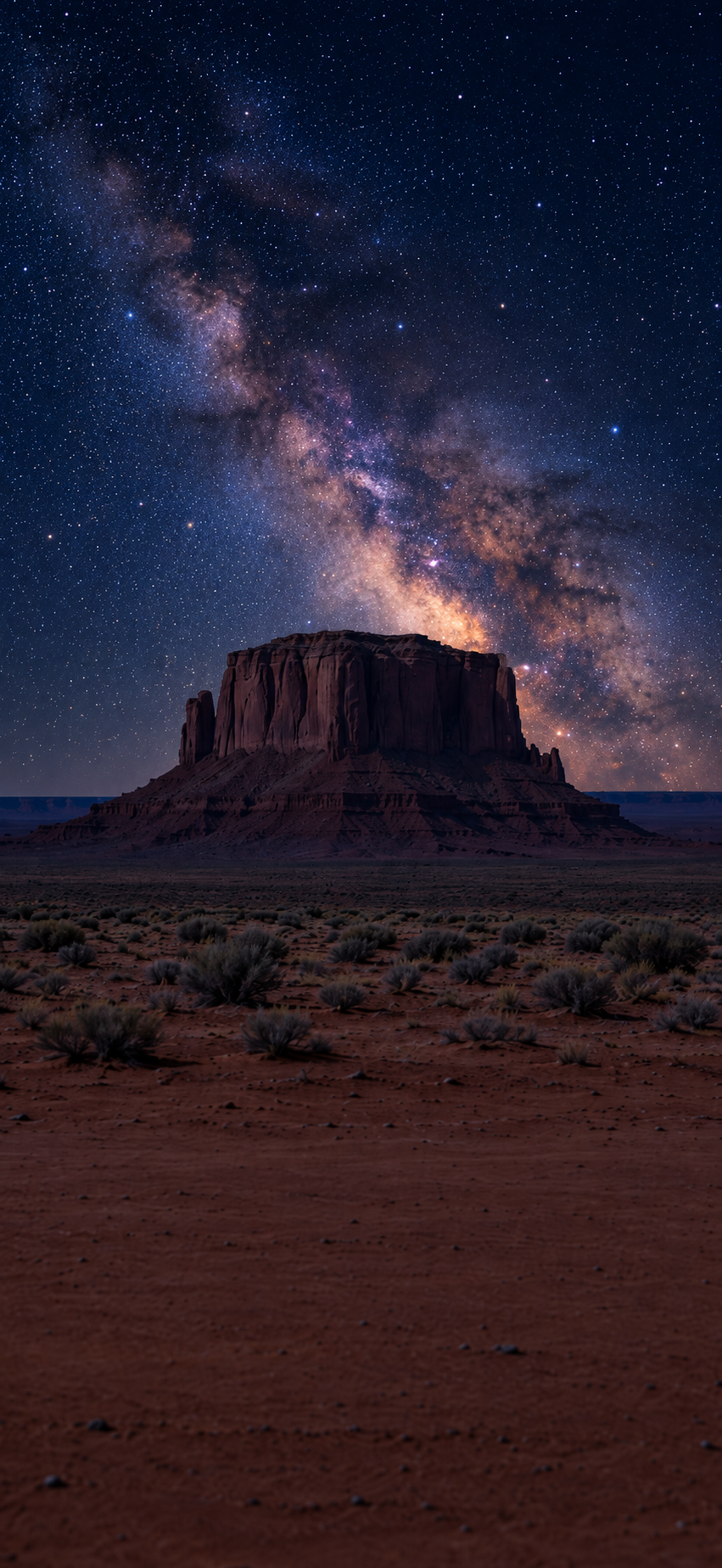 Desert Mesa Night