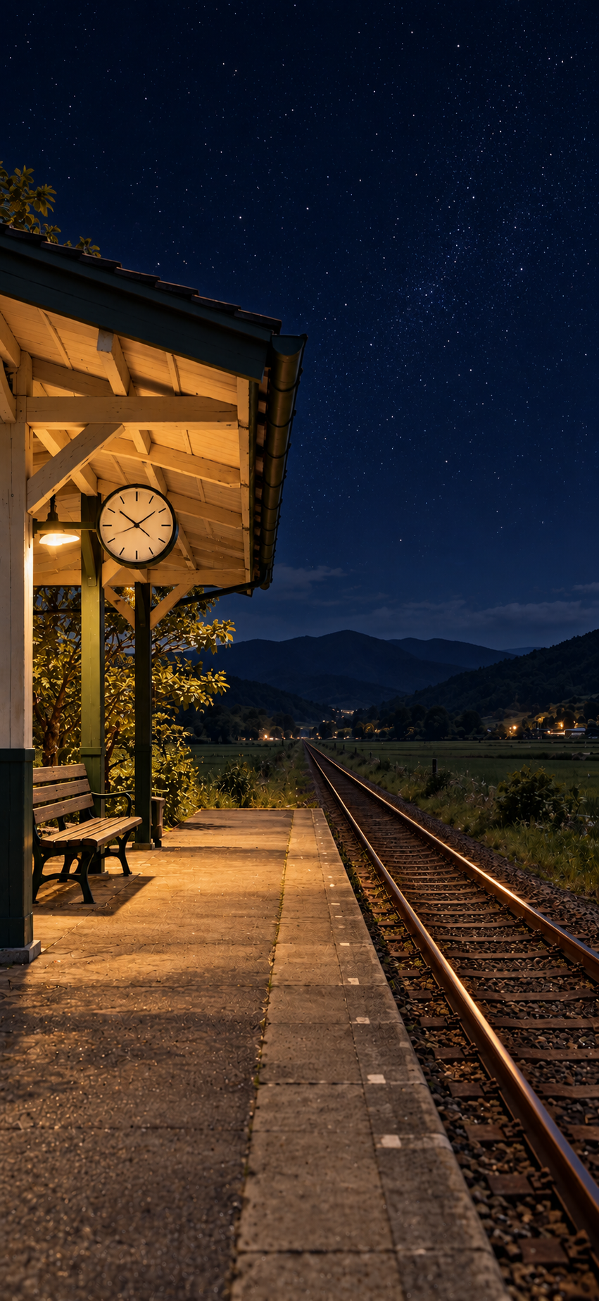 Country Station Night