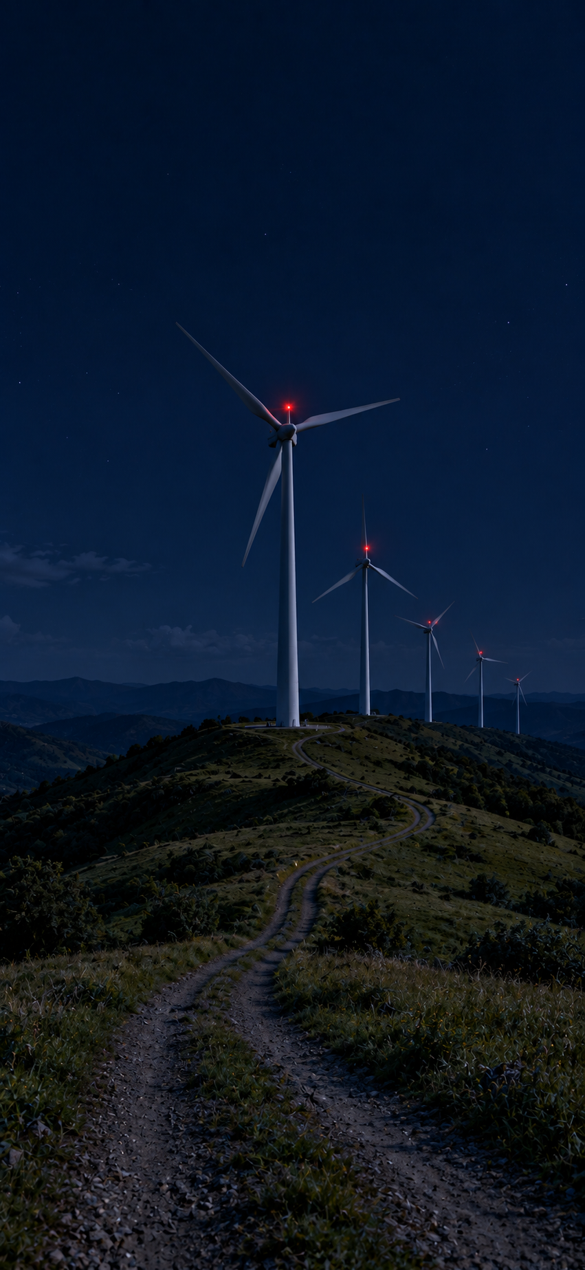 Wind Farm Night