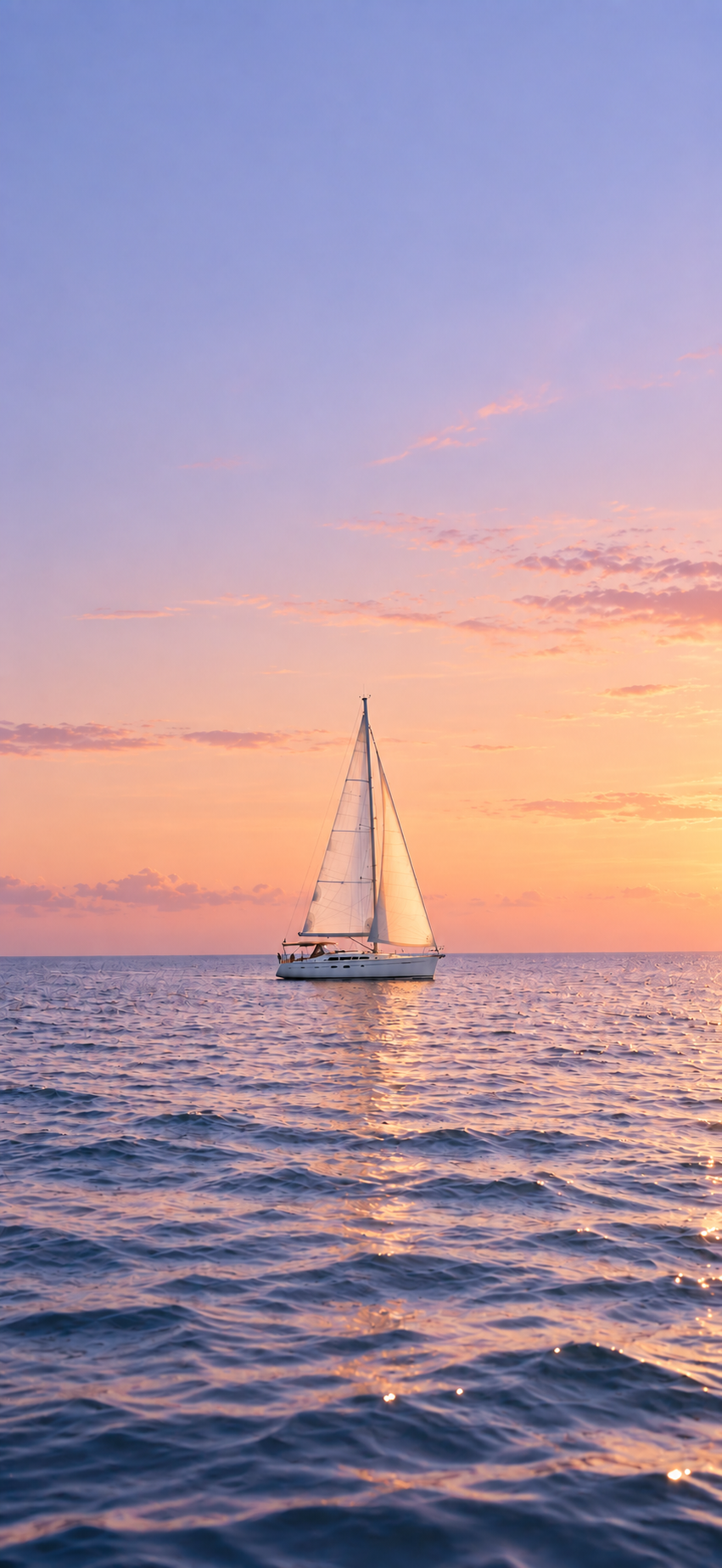 Lone Sailboat Day + Morning