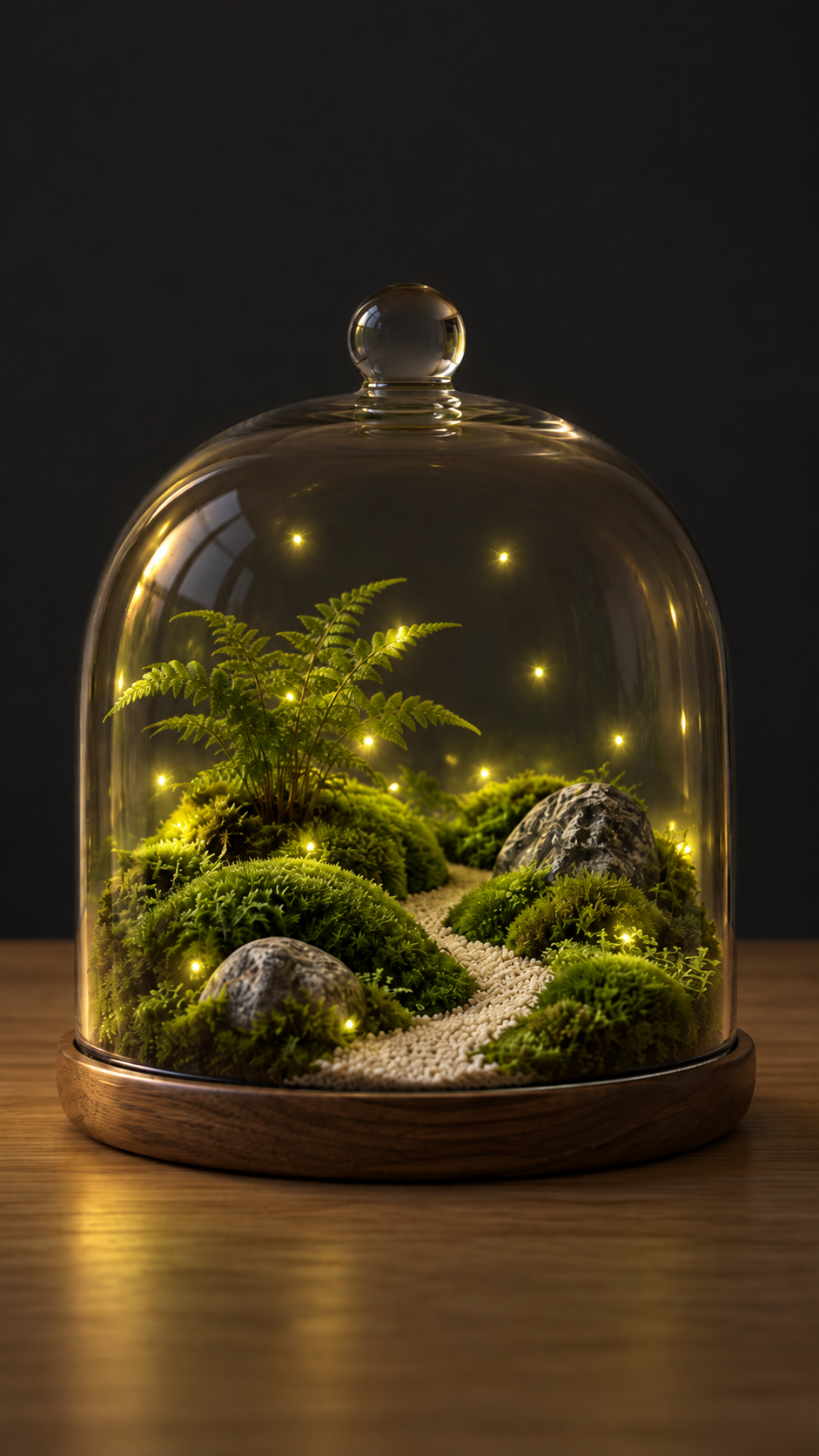 Moss Terrarium Night