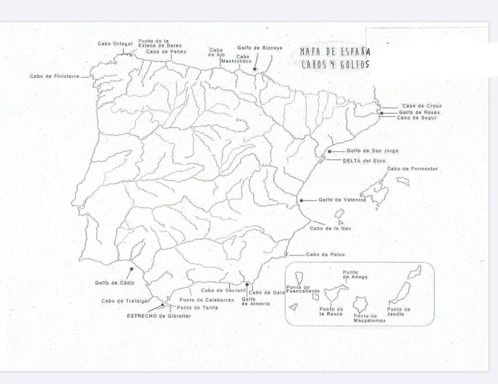 Mapa Del Cabo Trafalgar Para