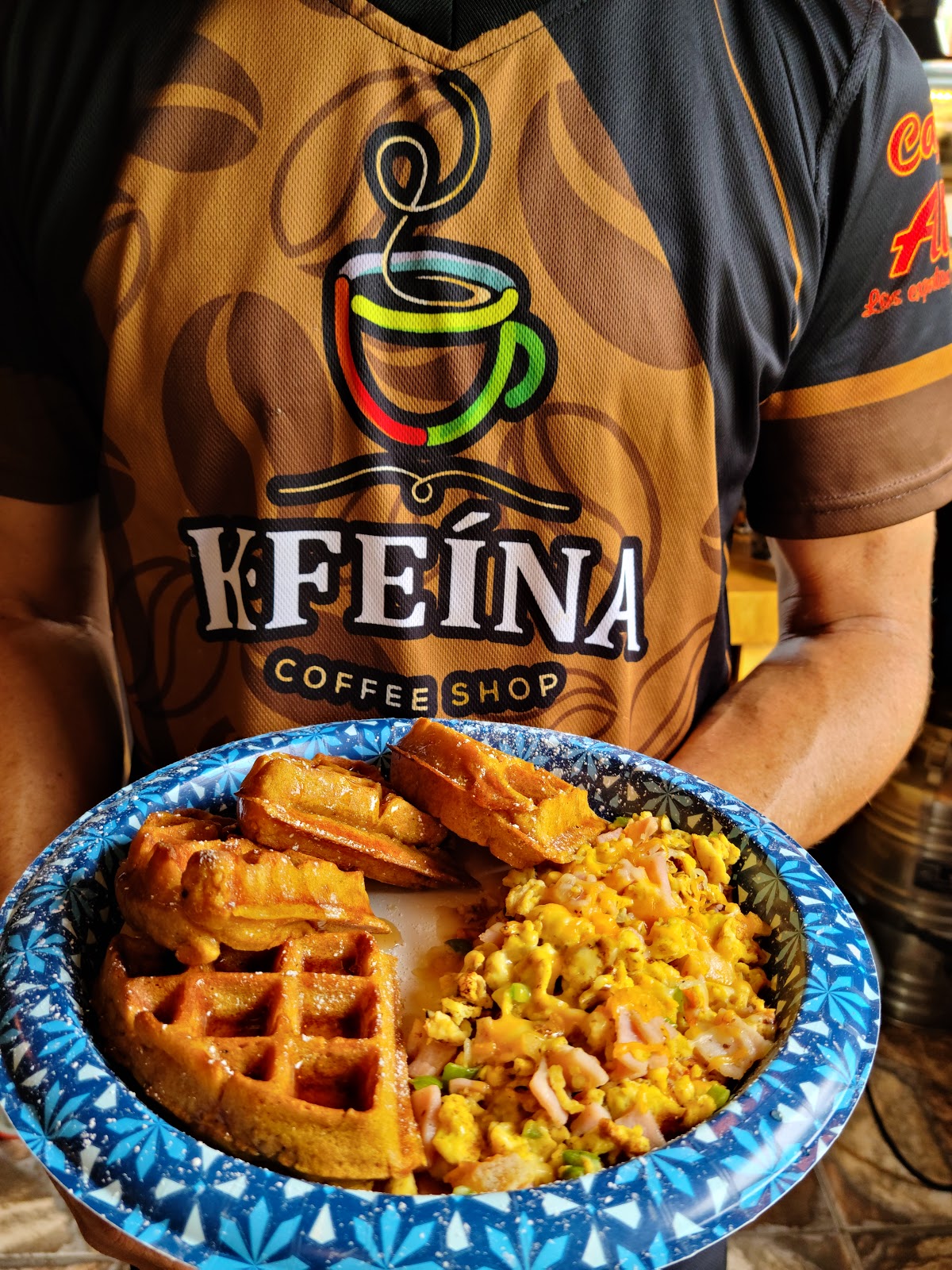 Ambiente K-feína — terraza y espacio abierto