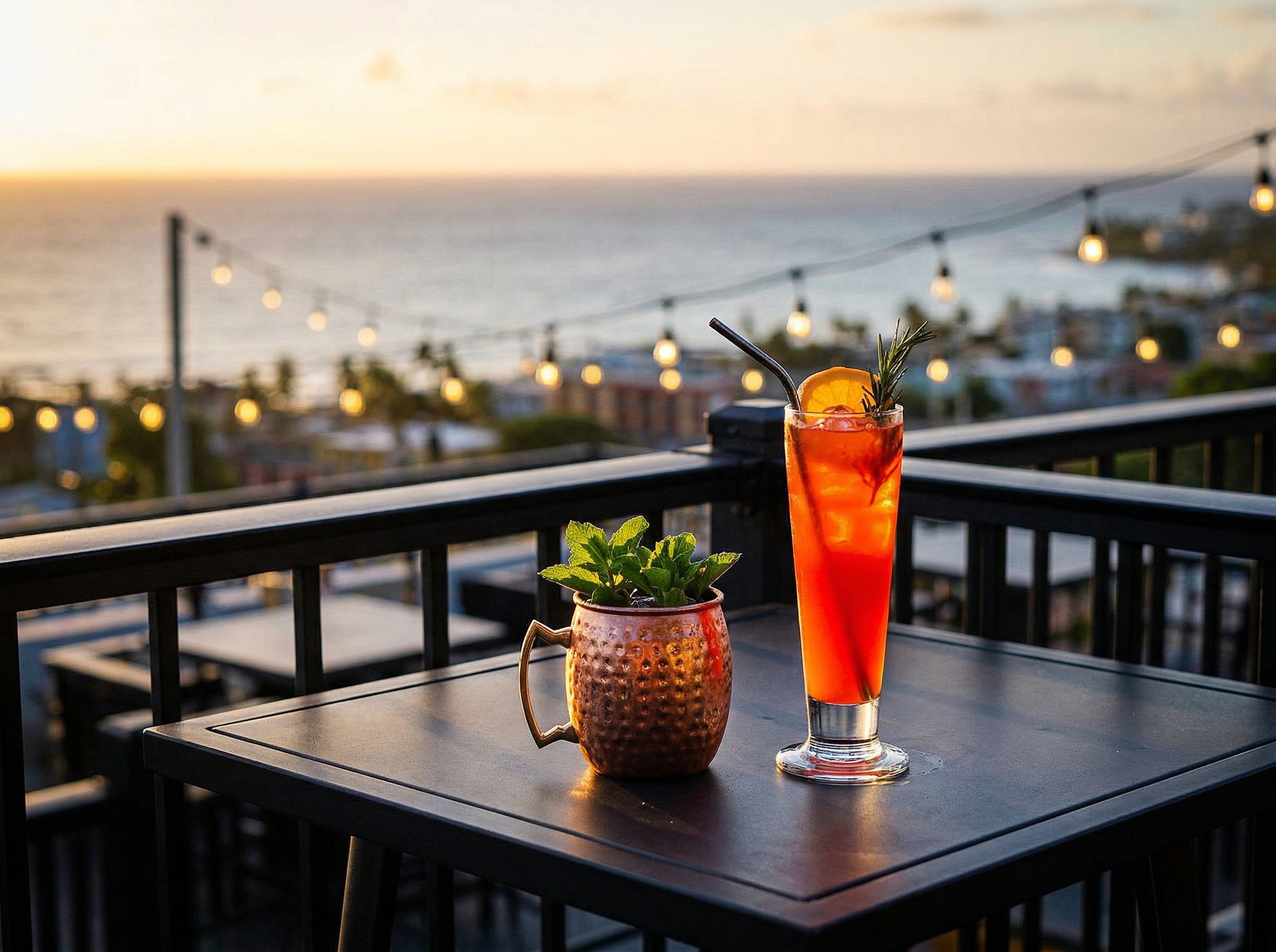 Cocteles artesanales servidos en ARTe