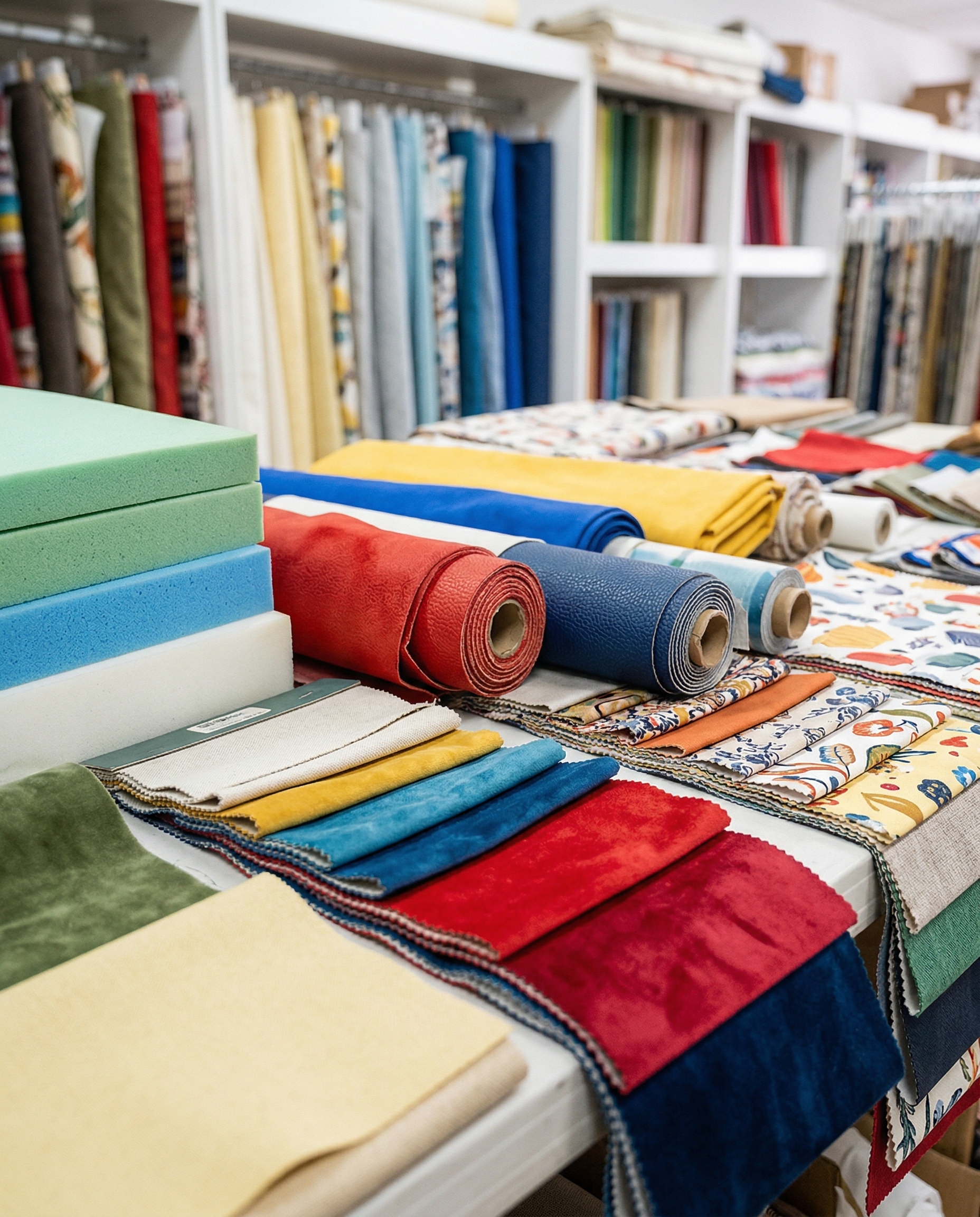 Materiales de tapicería para muebles