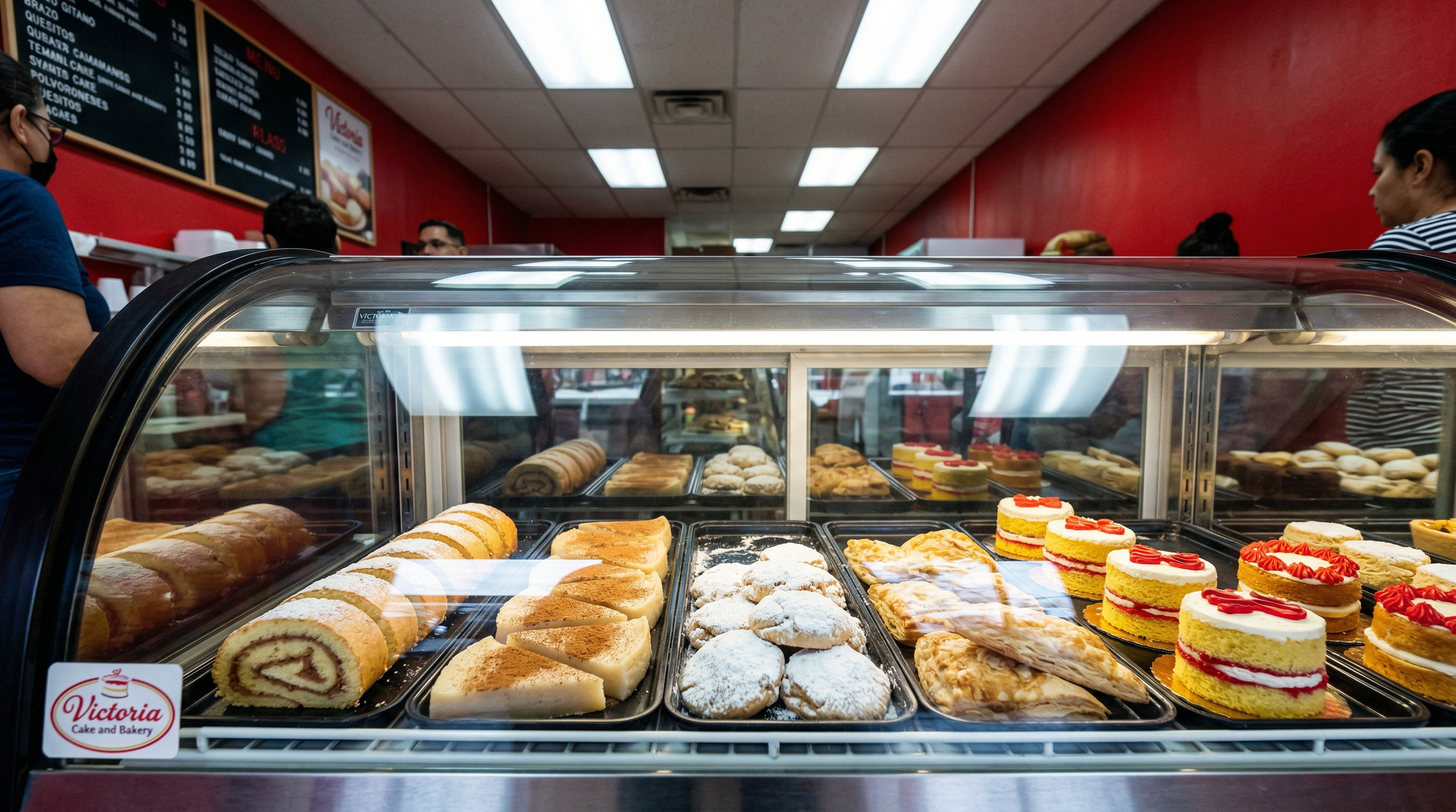 Vitrina con productos frescos