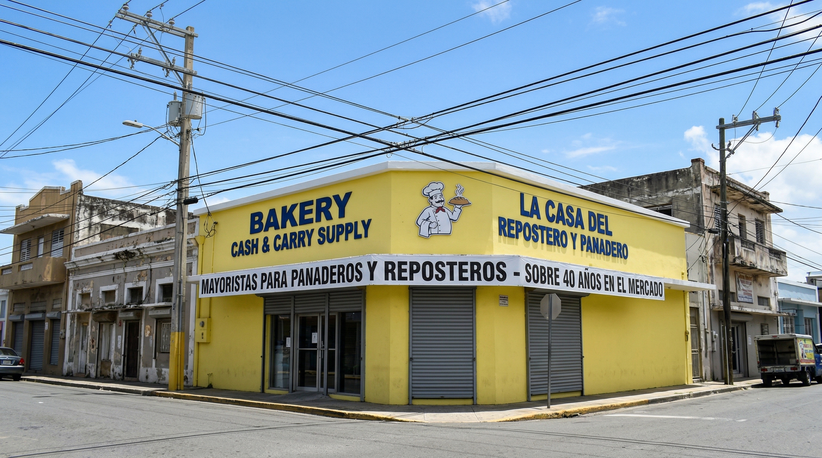 Exterior del local de Bakery CASH & CARRY Supply en Ponce
