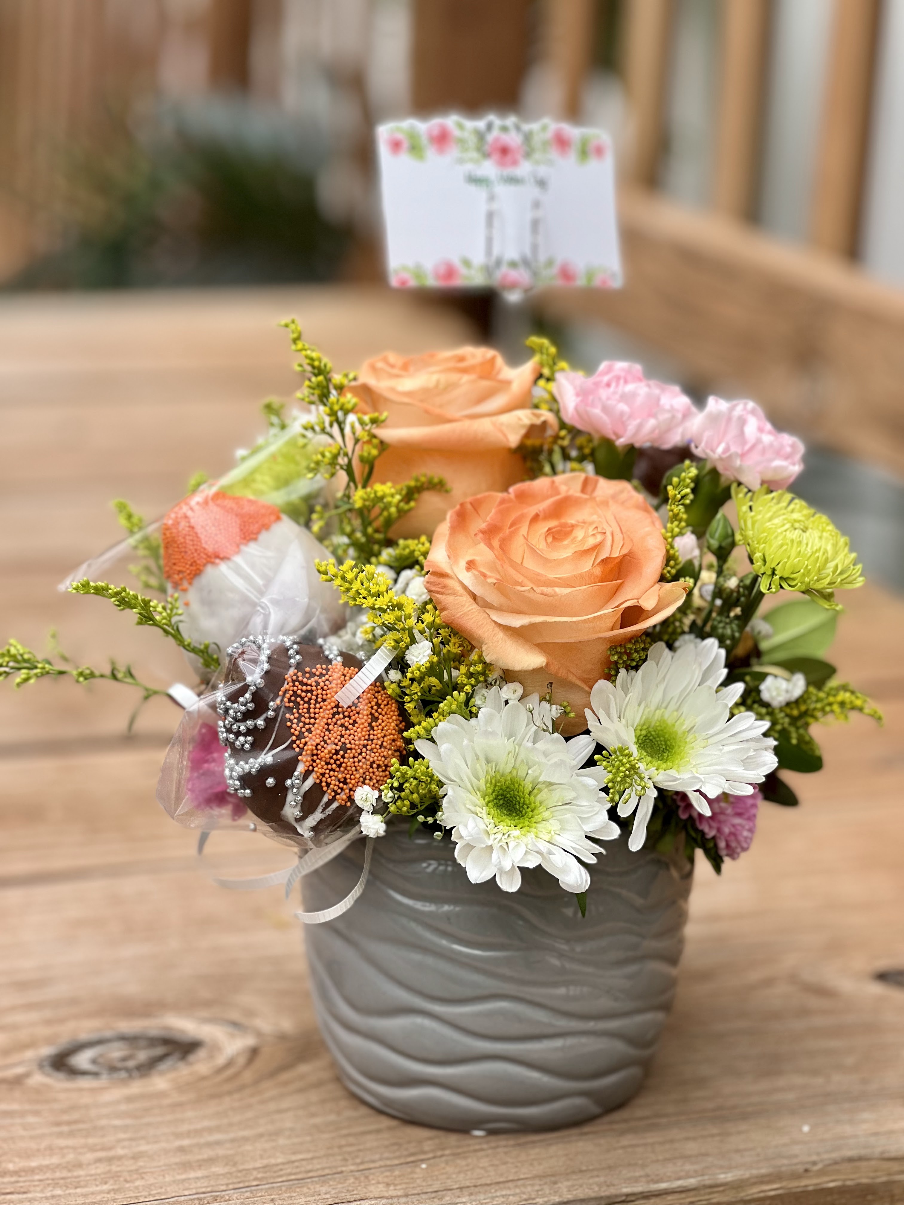 Artisanal floral arrangement by Urban Fresh