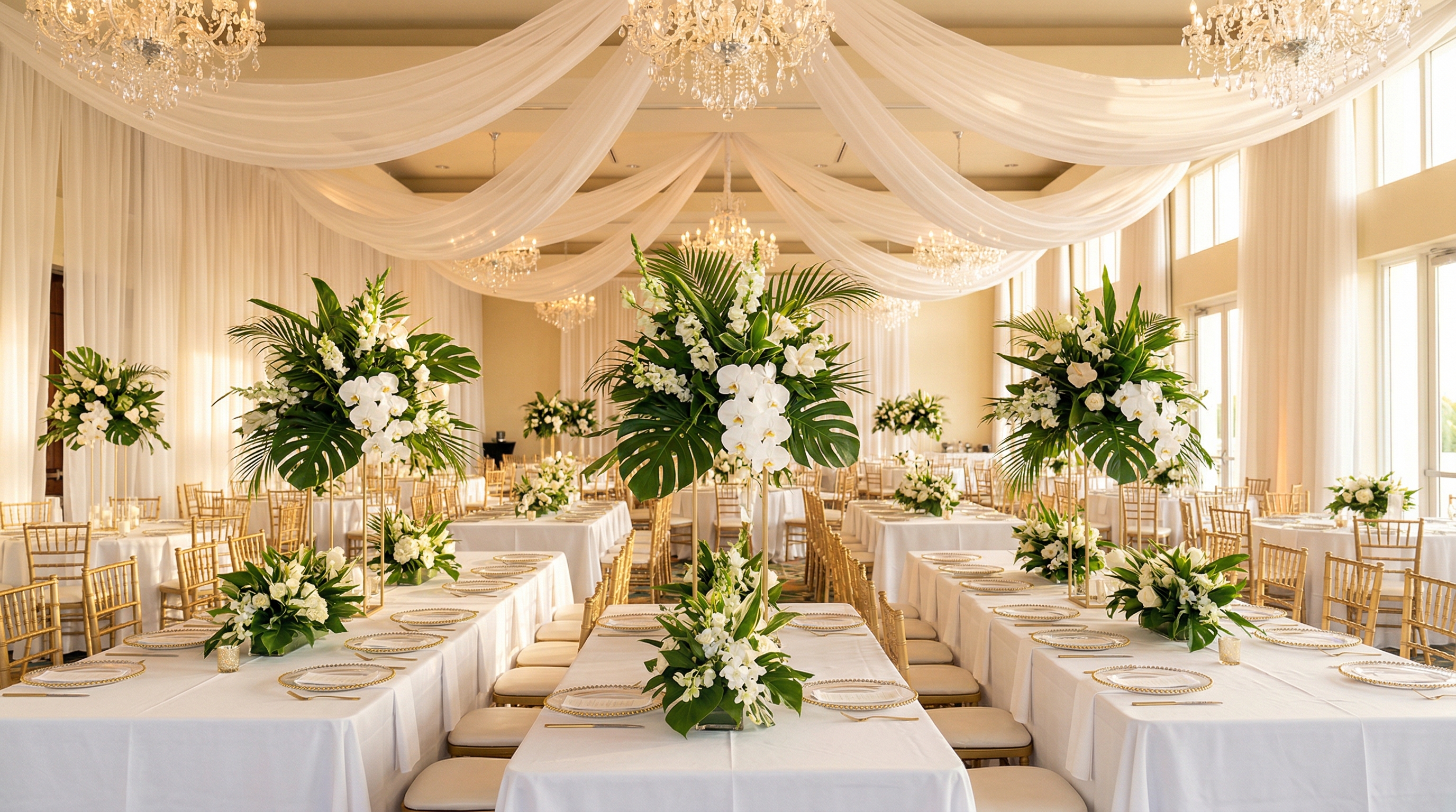 Gran salón de banquetes para bodas y eventos