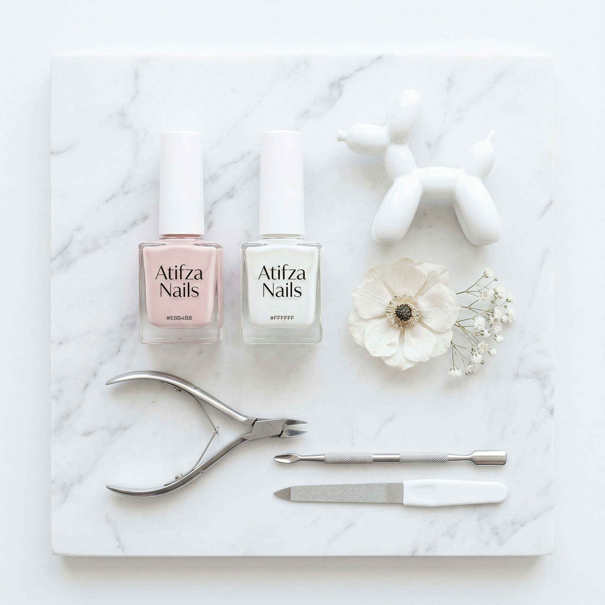 Manicura gel blush — Atifza Nails