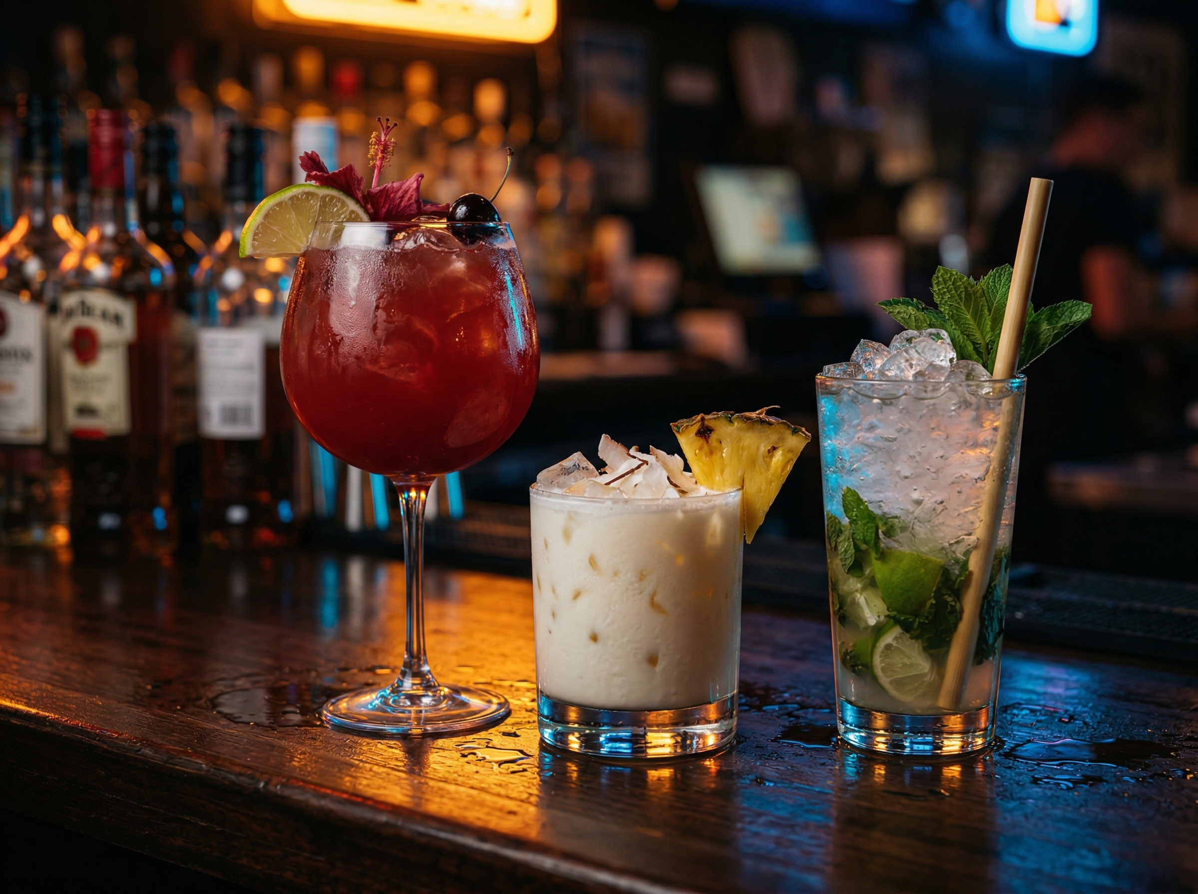 Cócteles y bebidas del El Piru Piru Sport Bar