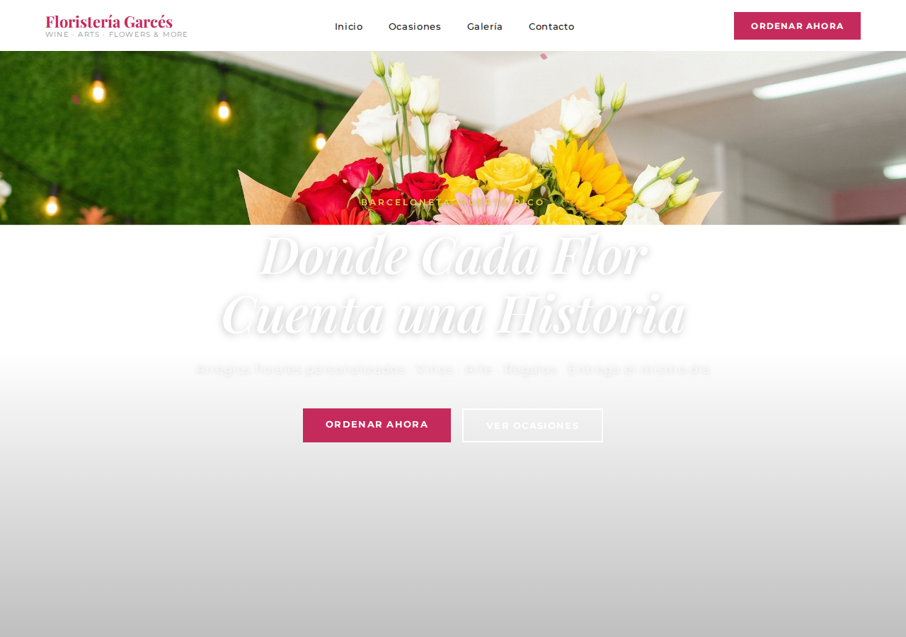 Floristería Garces: Wine, Arts,Flowers & More