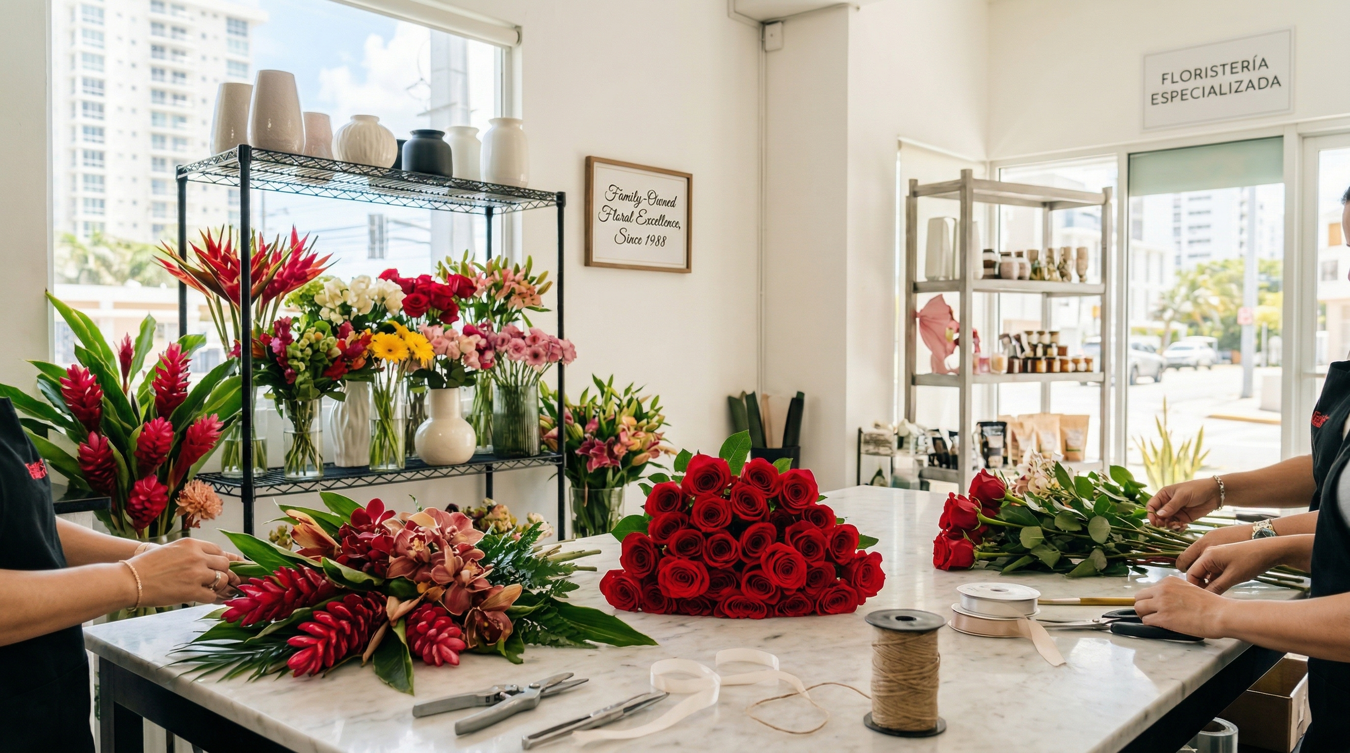 Estudio floral de Flores y Servicios