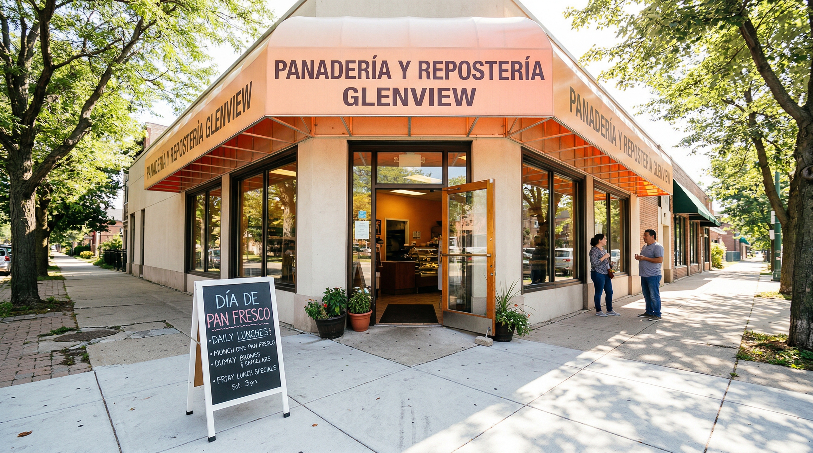Fachada exterior de la Panadería Glenview