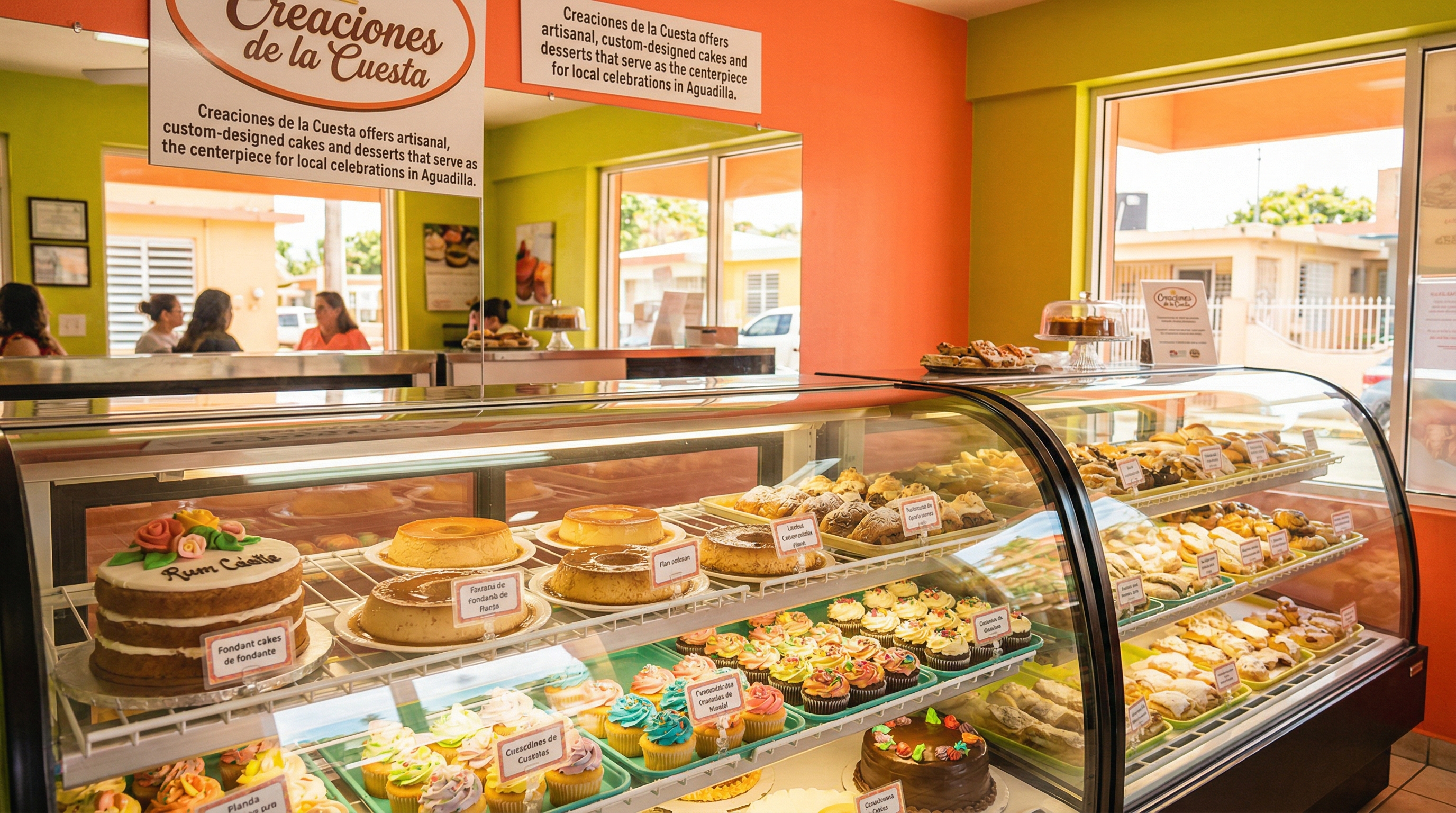 Vitrina de Creaciones de la Cuesta en Aguadilla