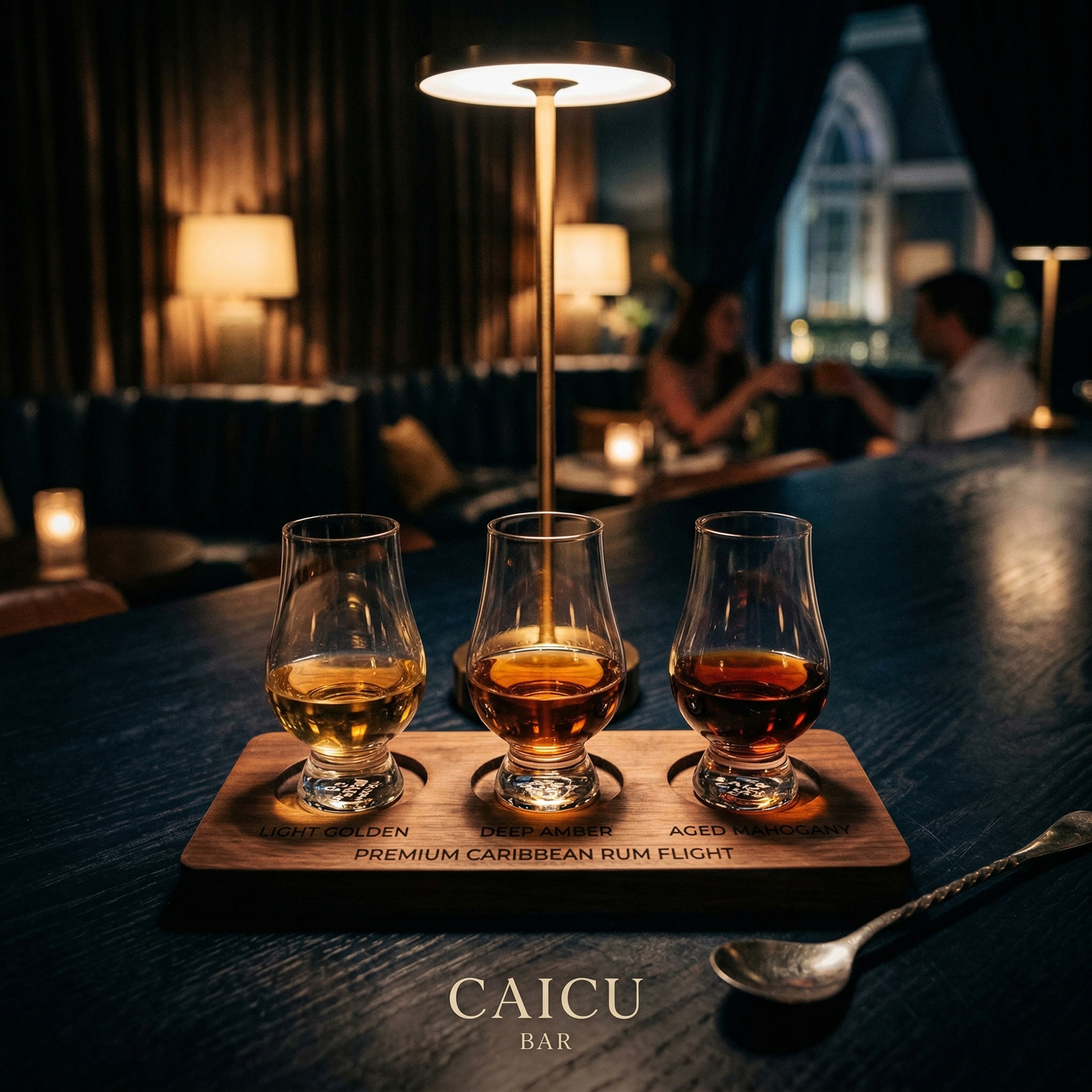 Caicu Bar rum flight experience