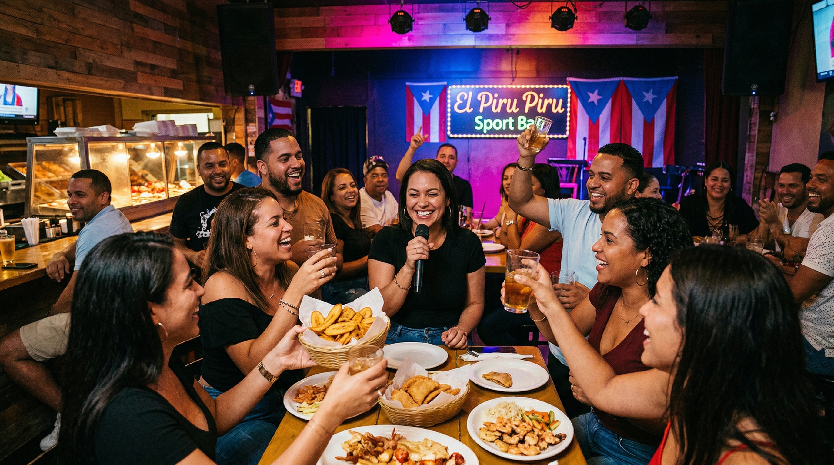 Noche de karaoke en El Piru Piru