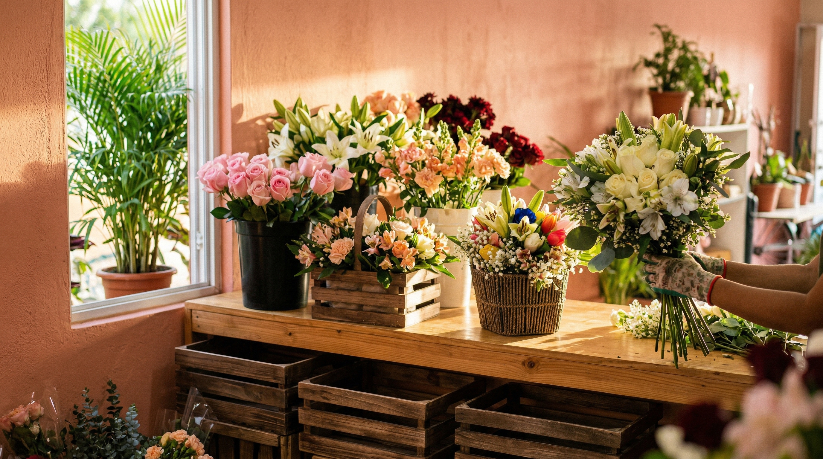 Arreglo floral artesanal de Fiore Bouquet