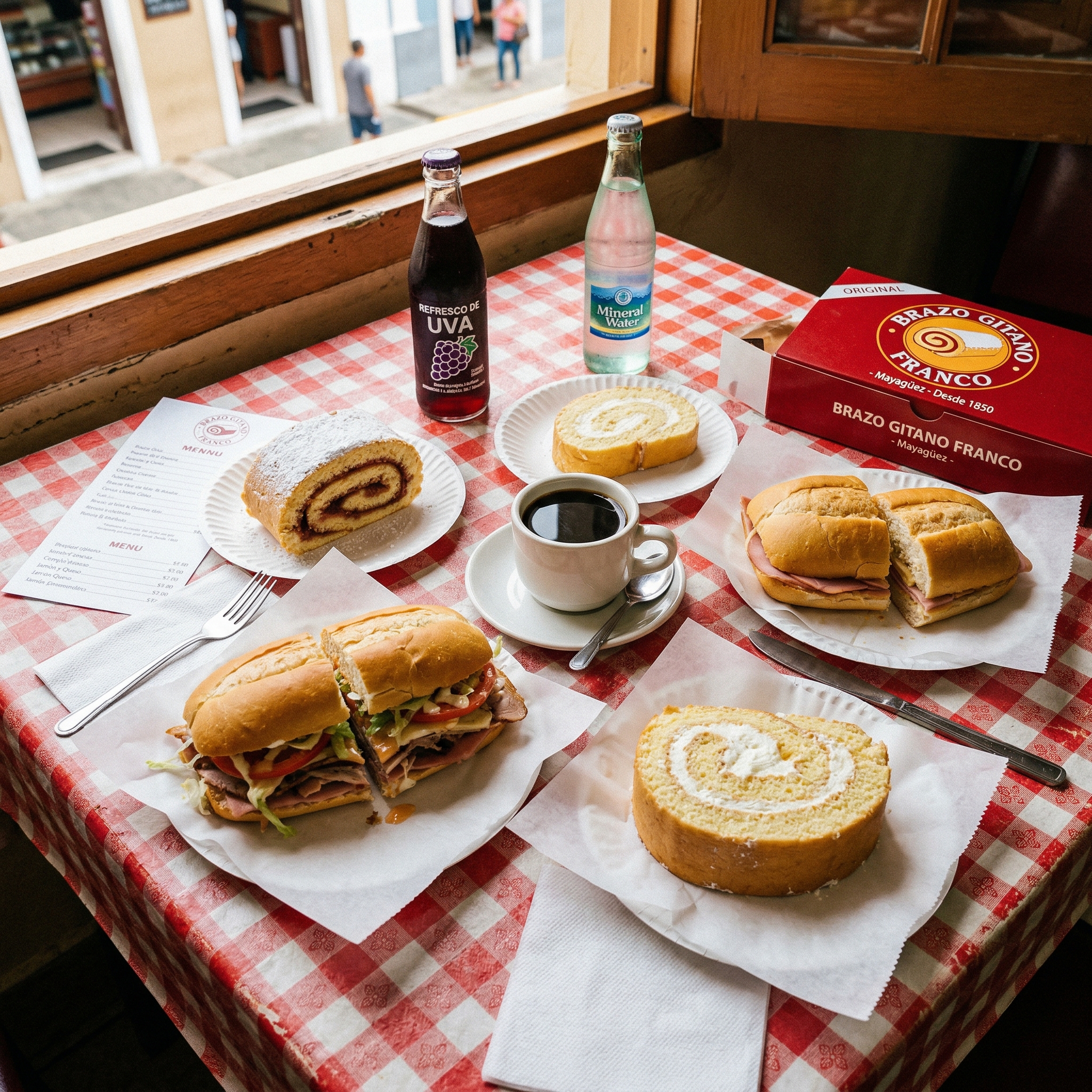 Almuerzo del día en Brazo Gitano Franco