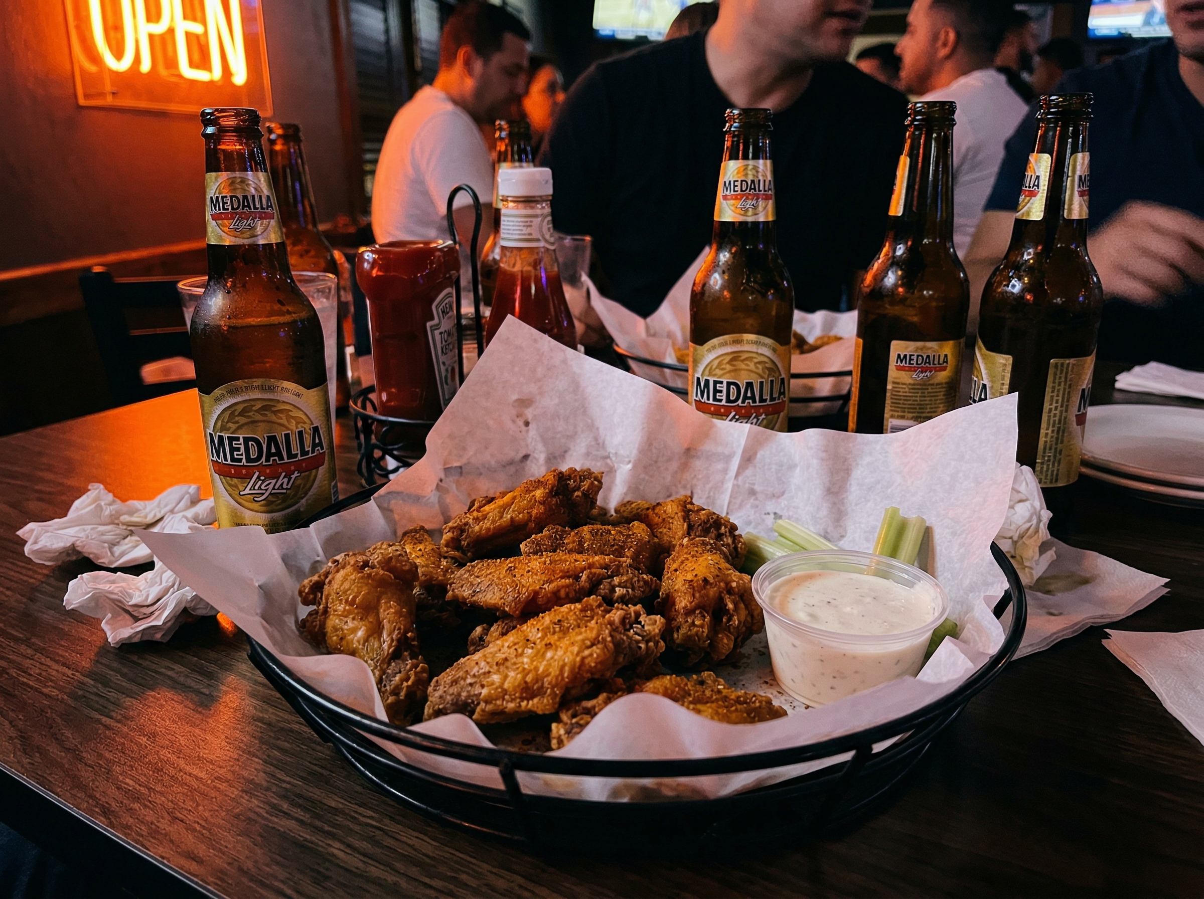 Comida del Right Field Sport Bar