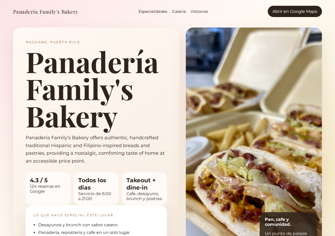 Panadería Family's Bakery