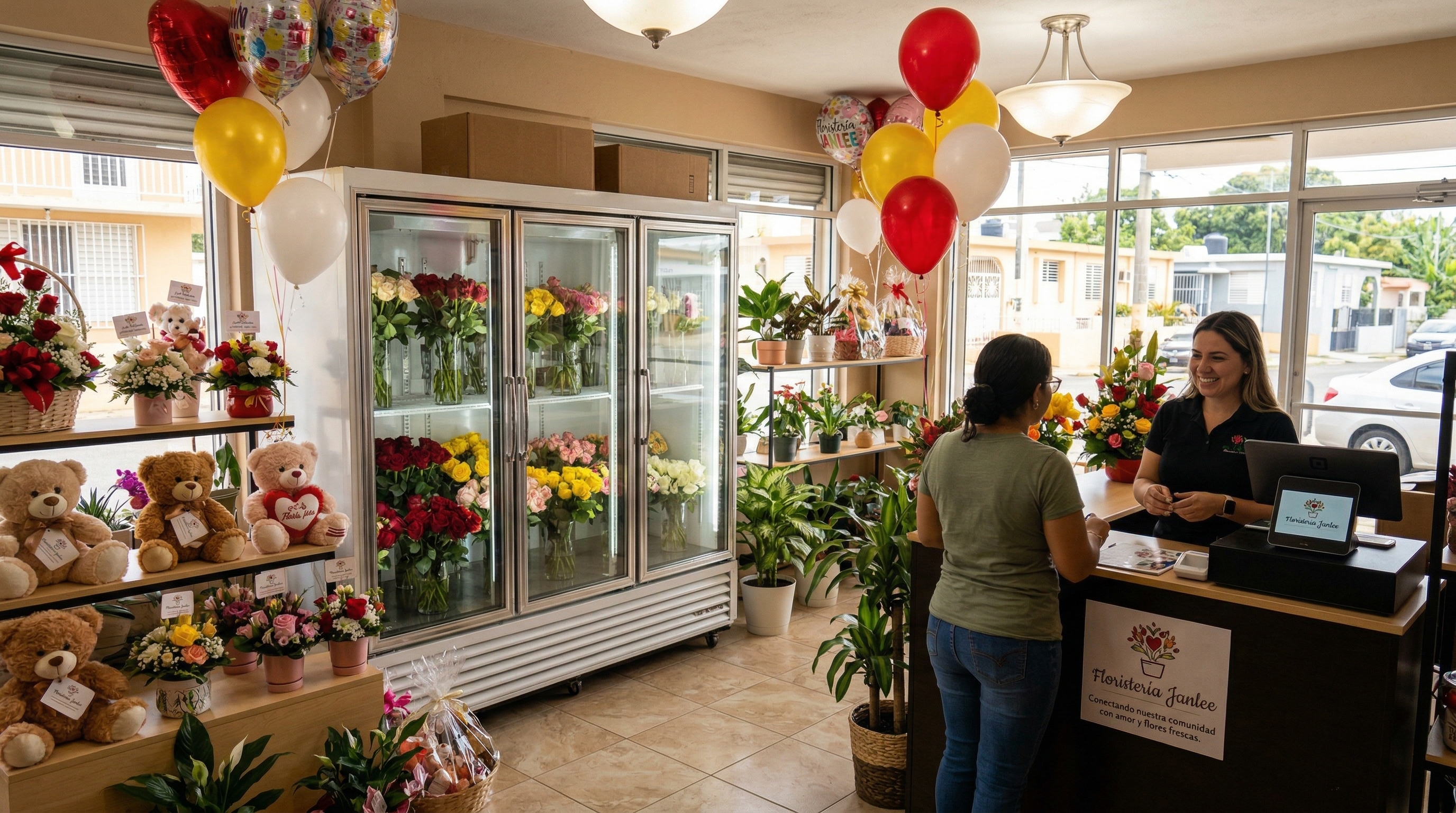 Interior de Floristeria Janlee, Mayagüez Puerto Rico
