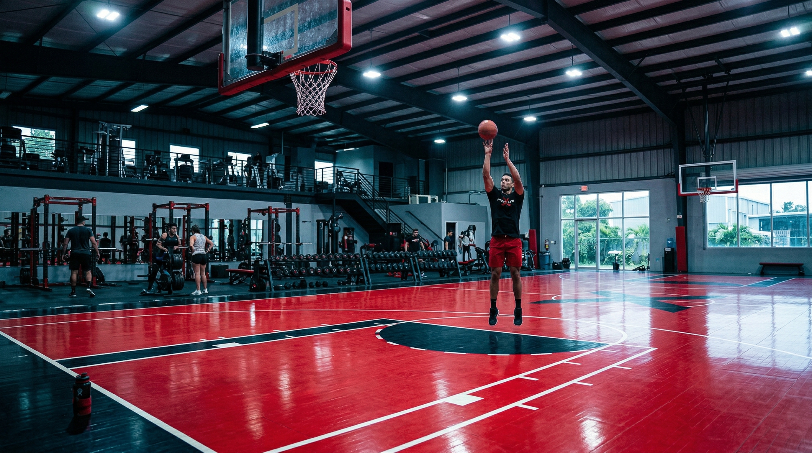 Cancha de baloncesto Fitness X Life