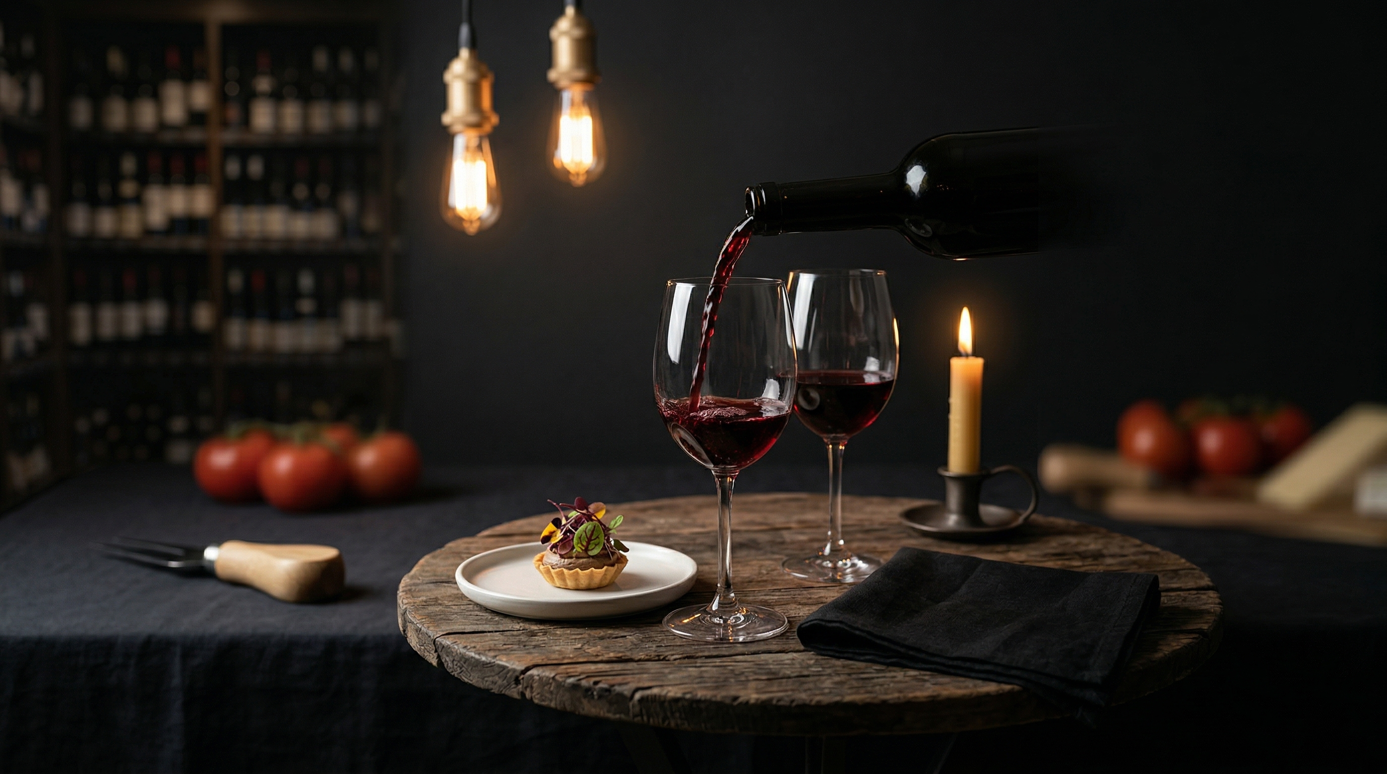 Intimate table setting at Set the Bar