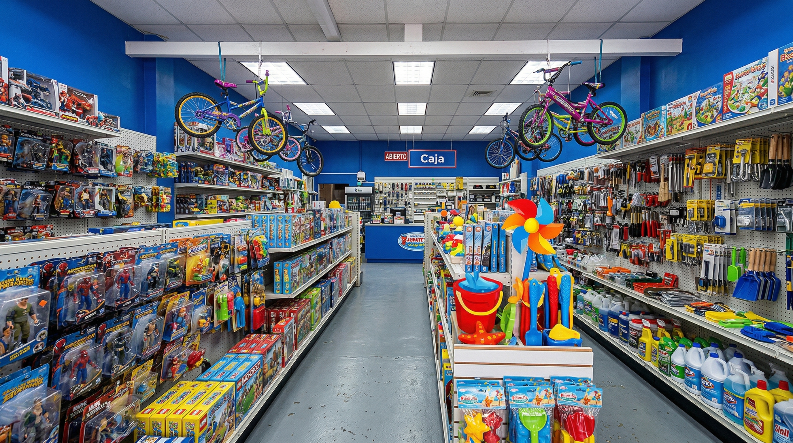 Interior de la tienda Centro de Juguetes y Algo Más