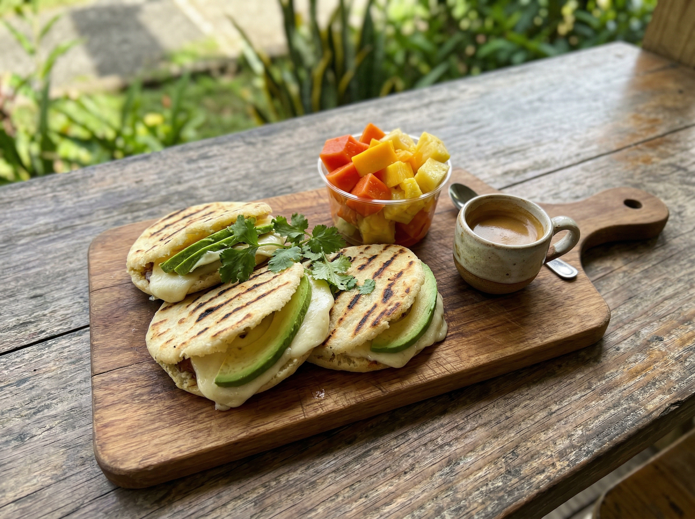 Desayunos típicos en K-feína — pan sobao, arepas y más
