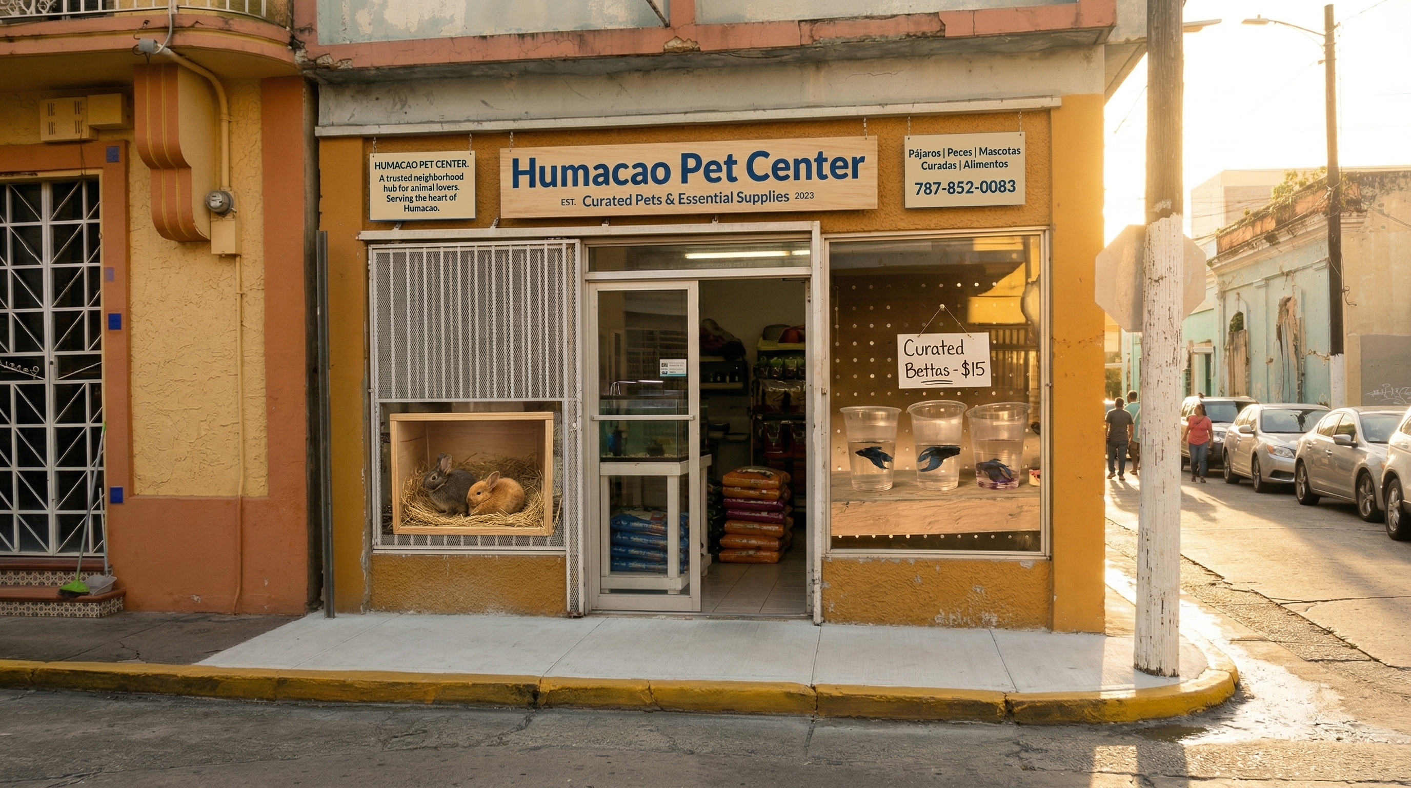 Humacao Pet Center — Frente de la tienda