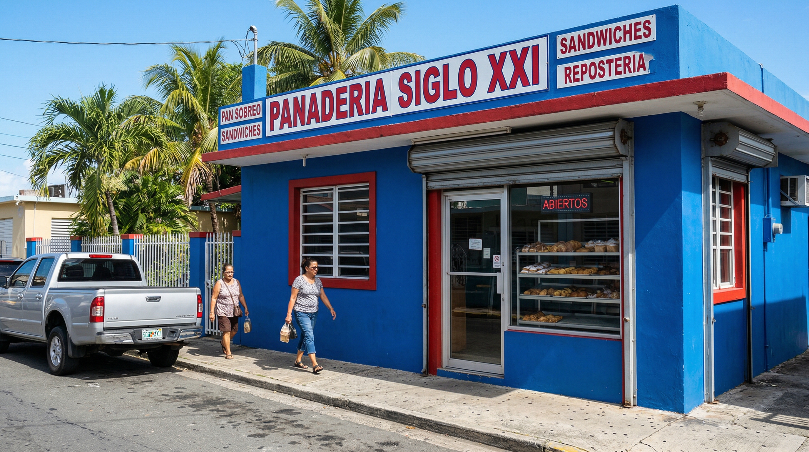 Exterior de Panadería Siglo XXI en Ponce, Puerto Rico