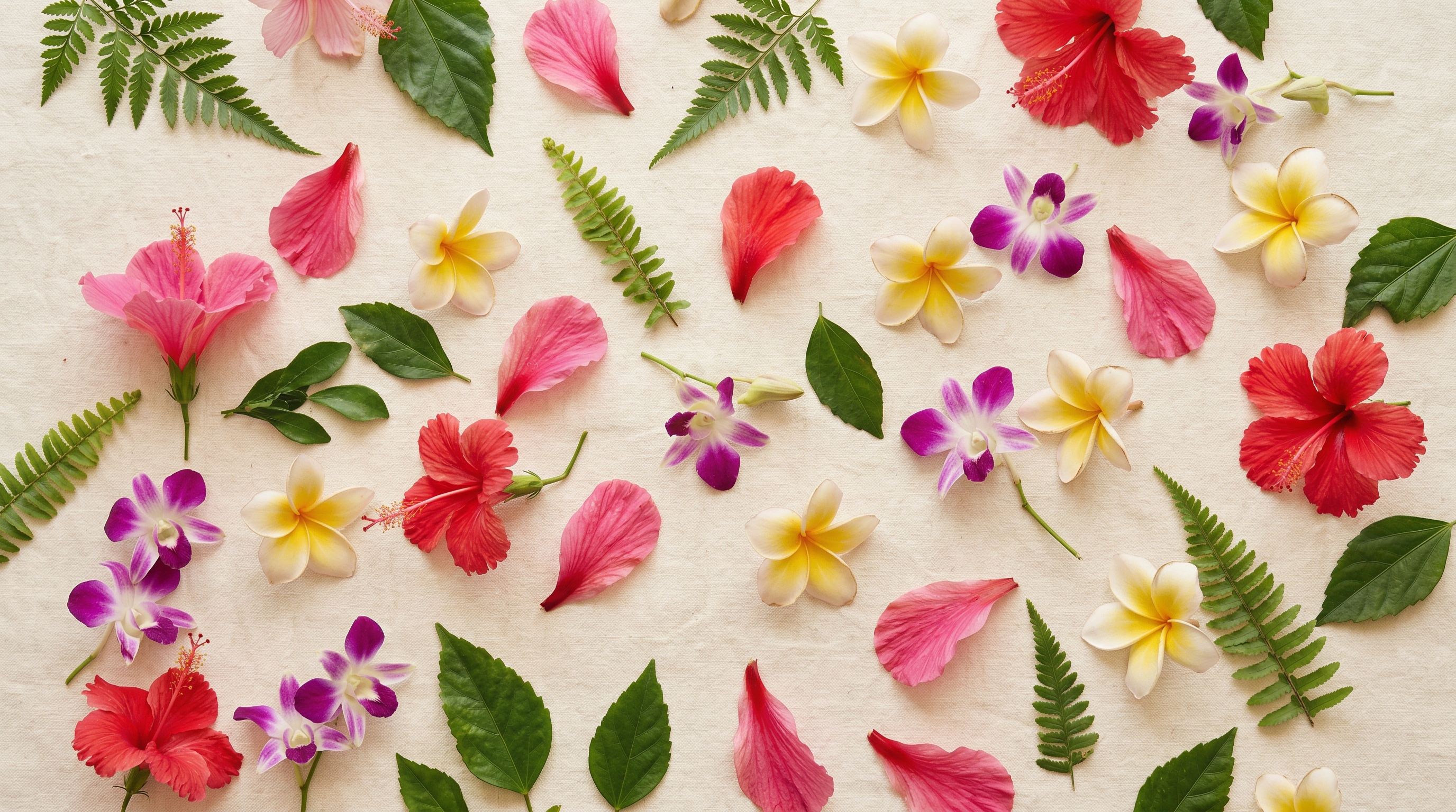 Texturas de pétalos florales