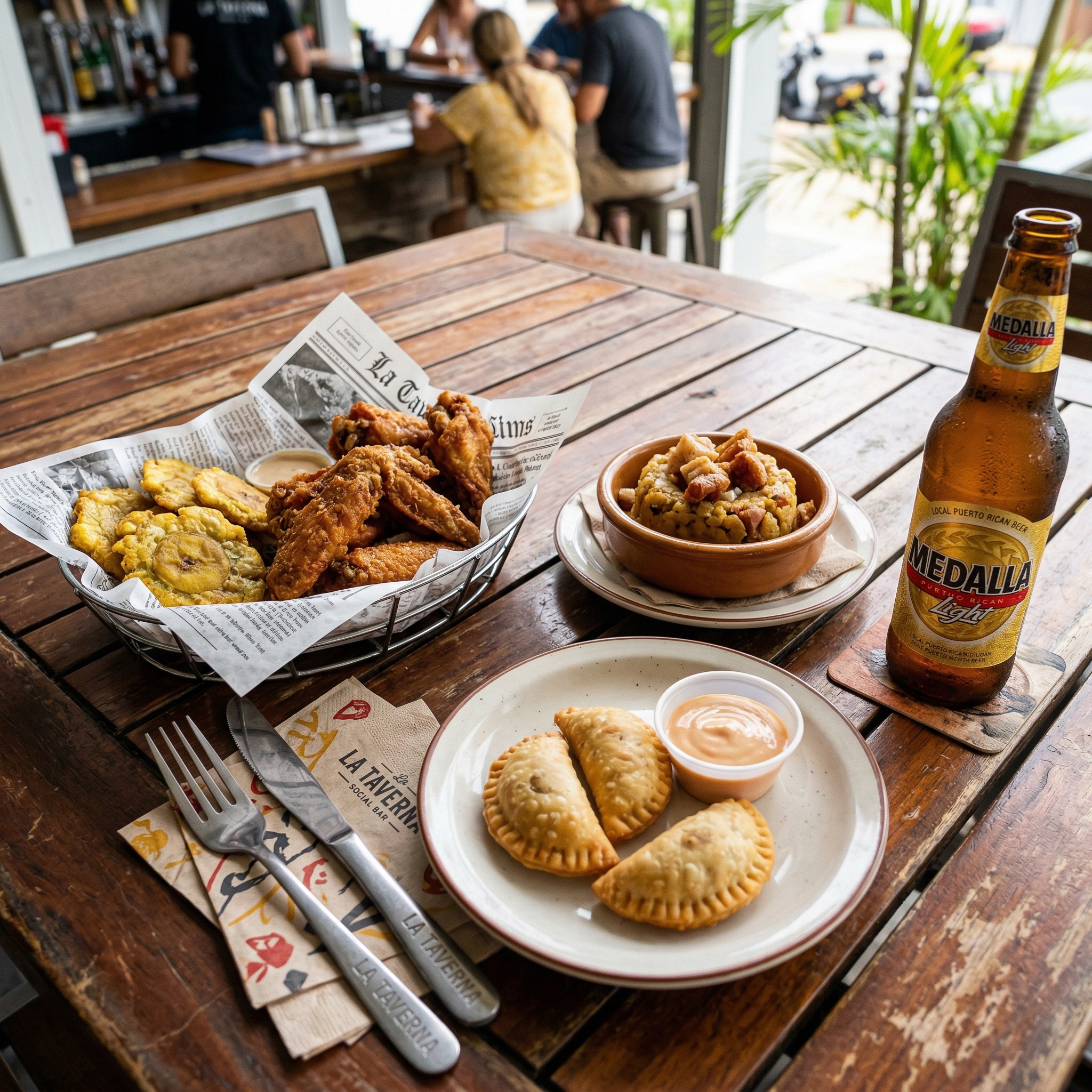 Cocina de La Taverna — comida boricua auténtica
