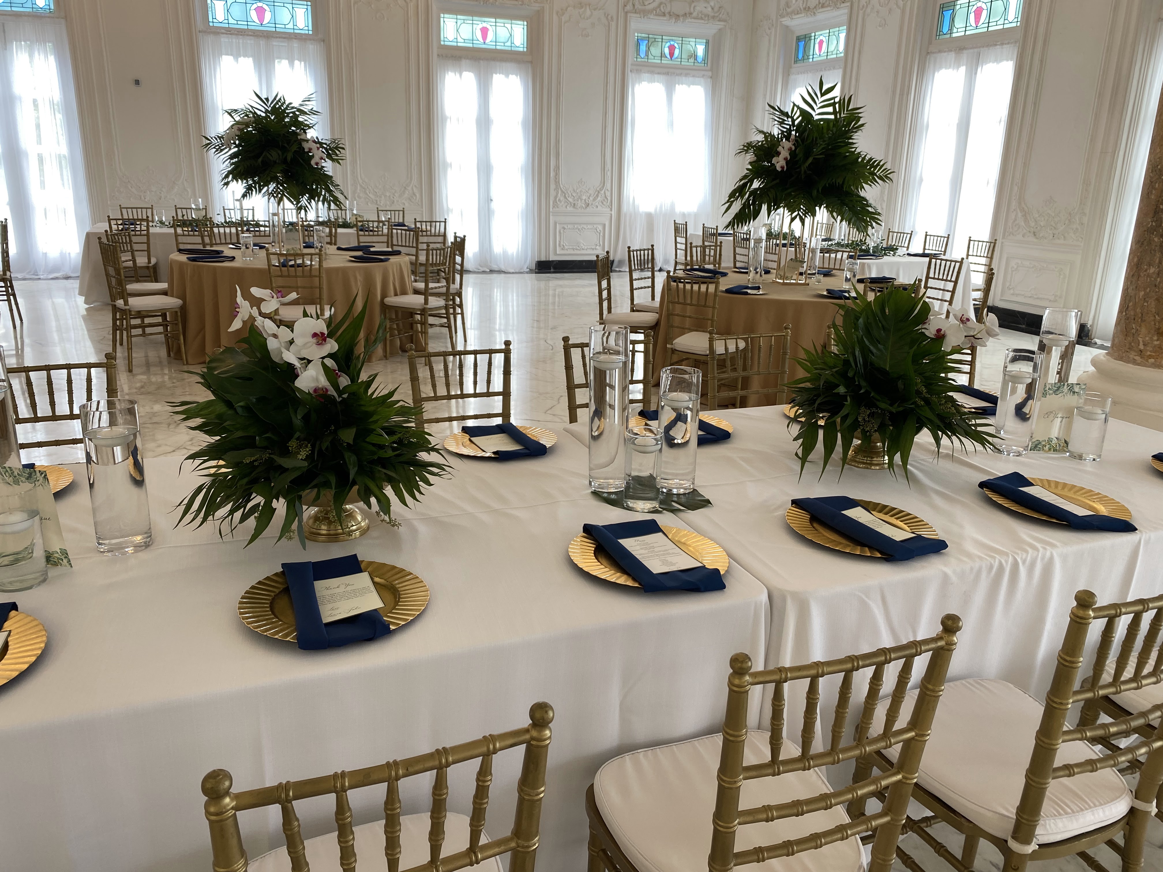 Evento elegante - centro floral