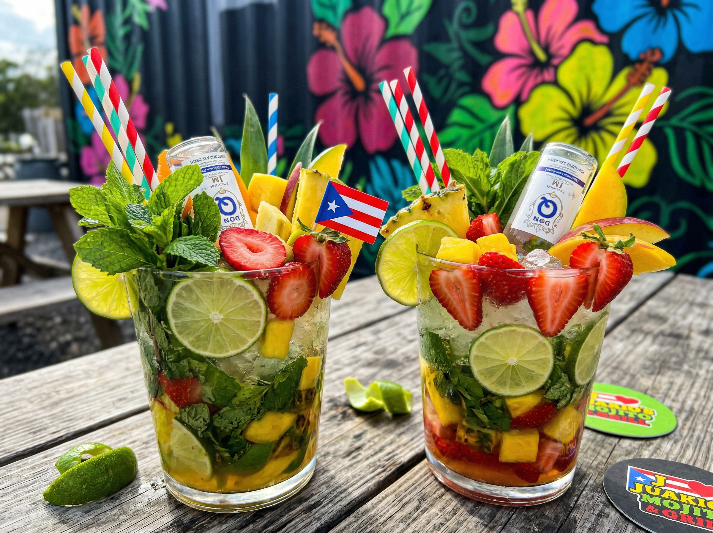 Dos mojitos signature de Juakio's