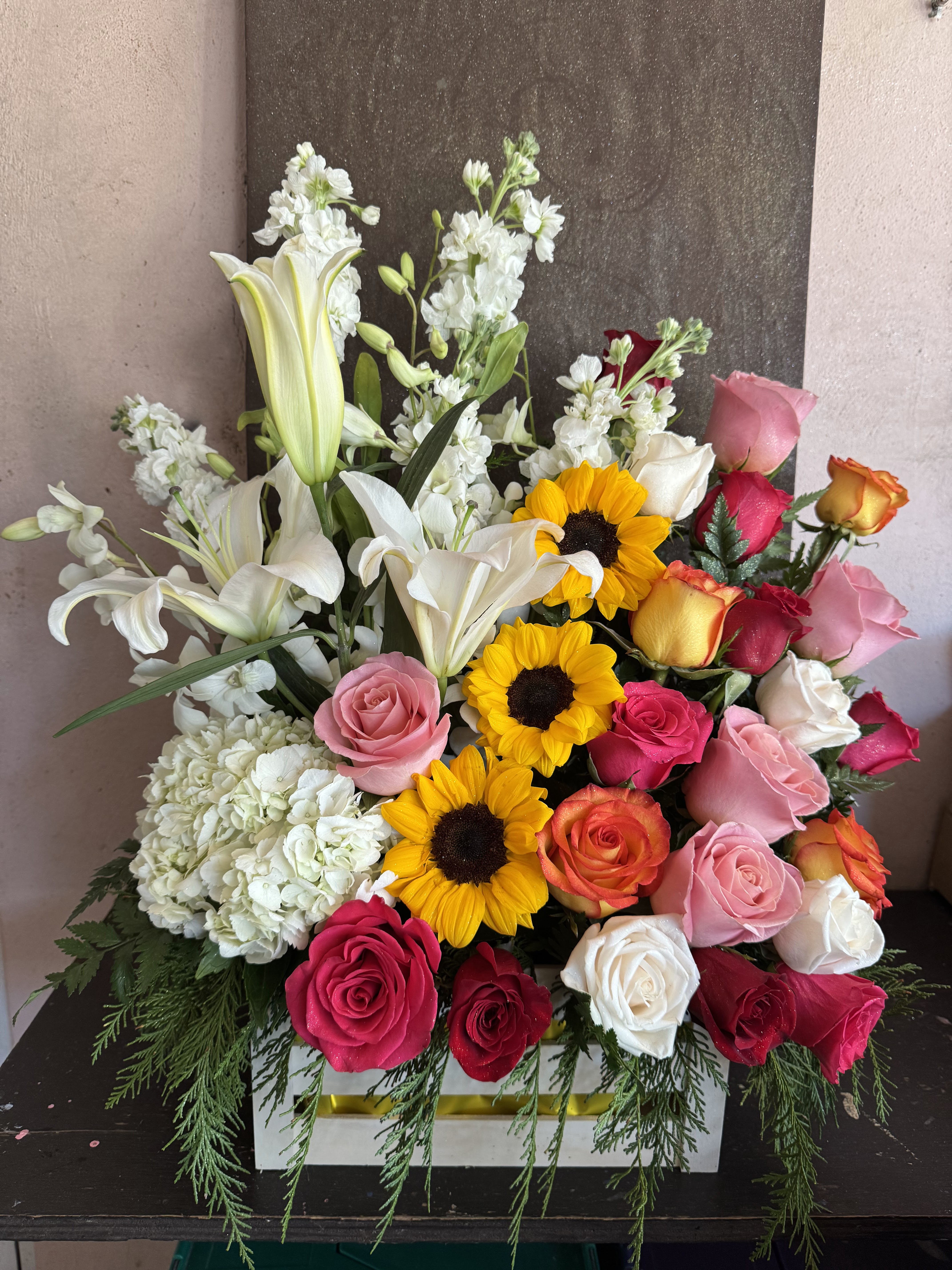 Arreglo floral colorido