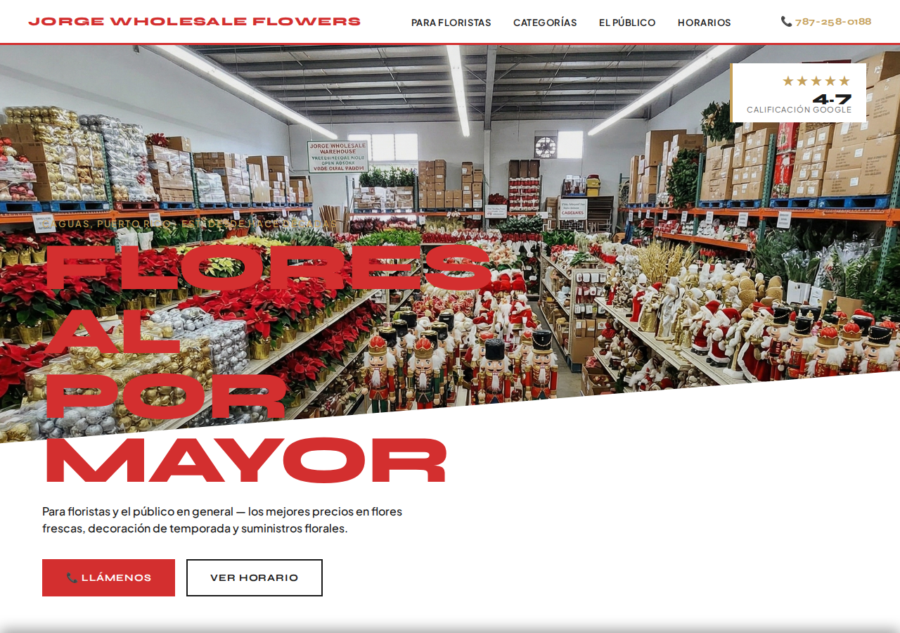 Jorge Wholesale Flowers