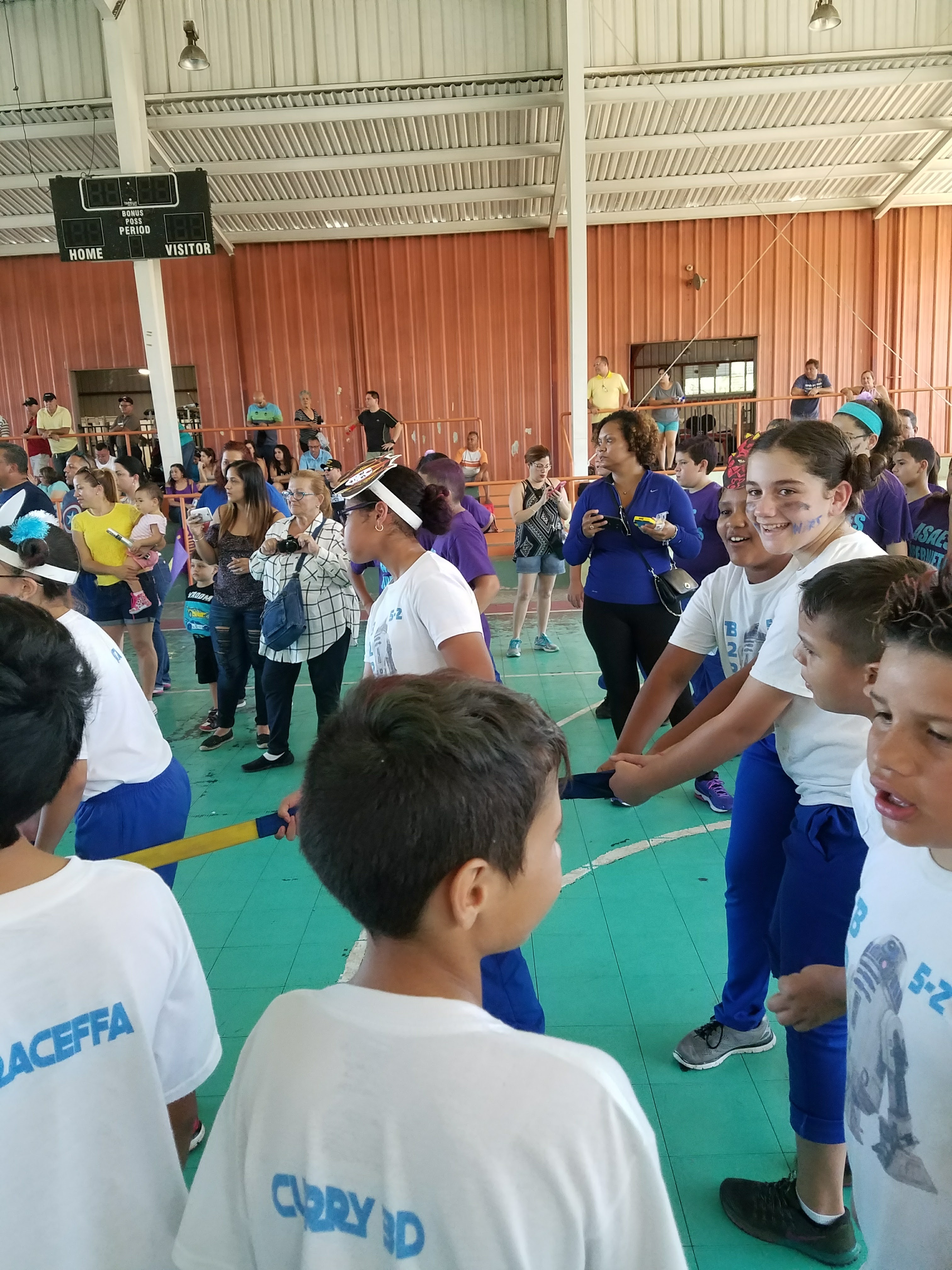 Gimnasio Municipal en acción