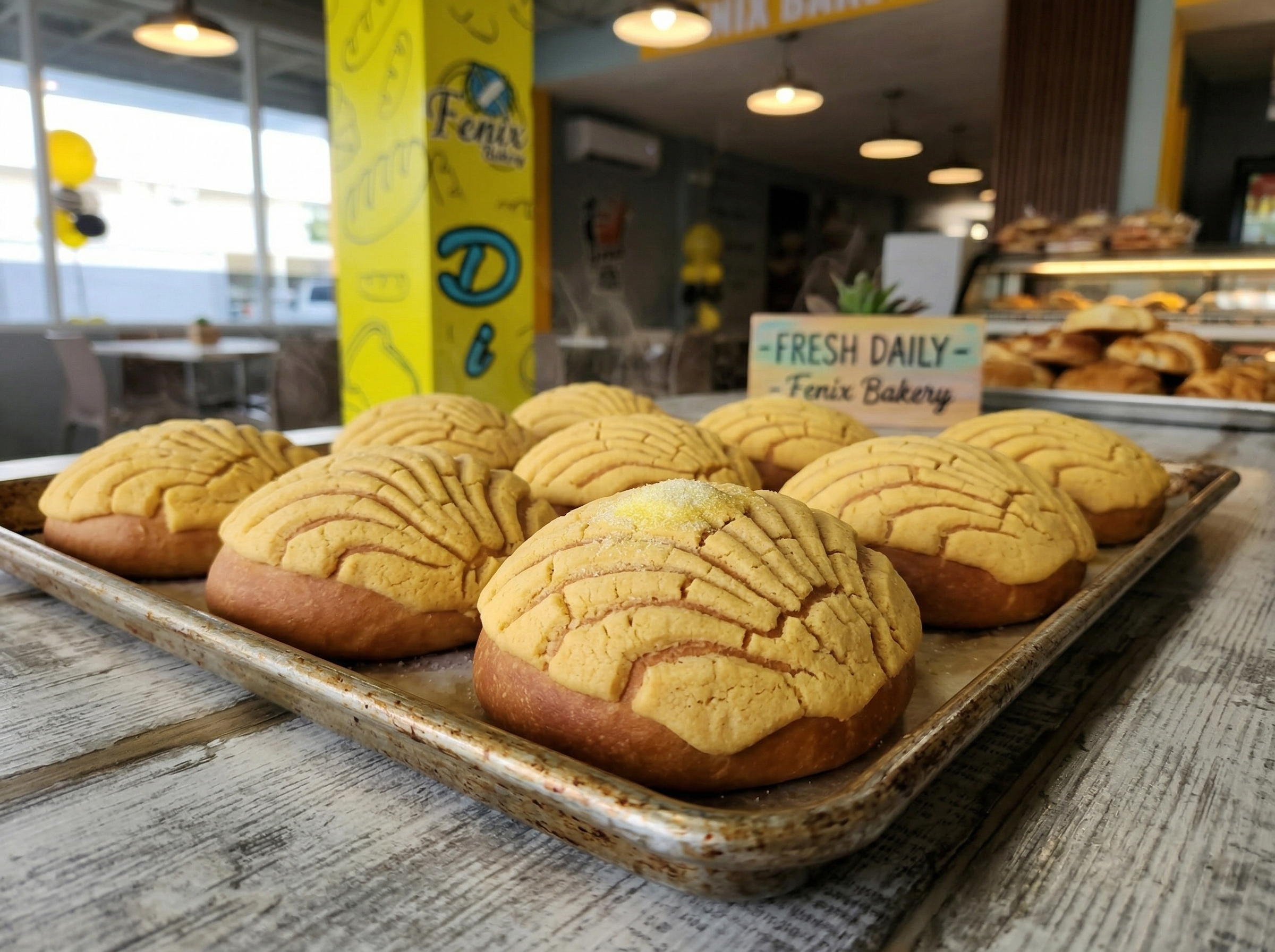 Conchas de pan dulce