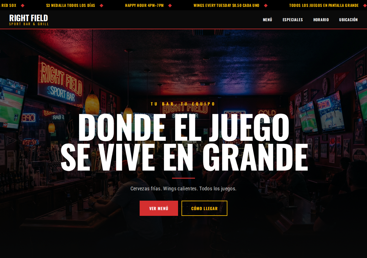 Right Field Sport Bar & Grill