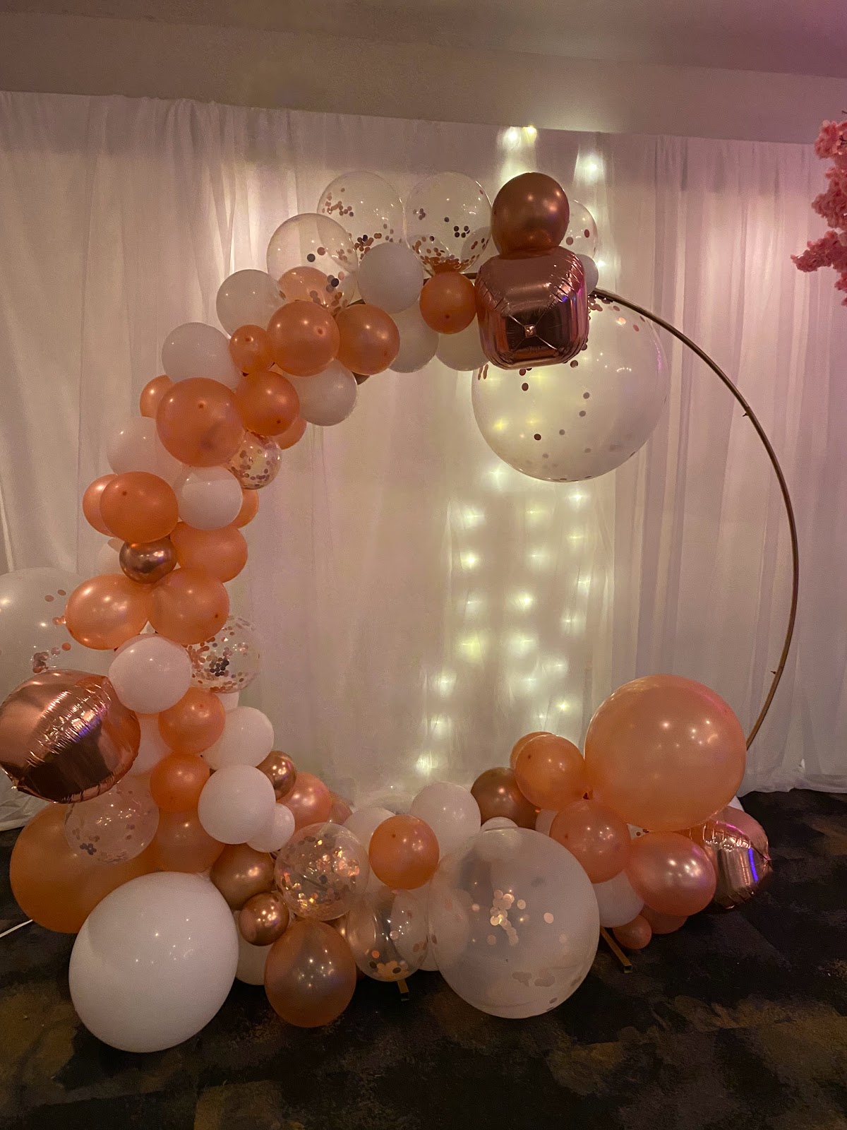 Centro de mesa floral elegante