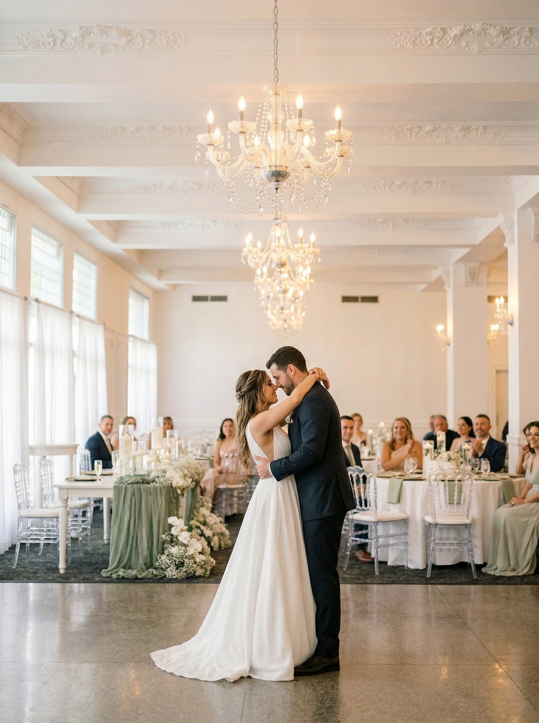 Primera danza de los novios en Gran Salon Hotel Meliá