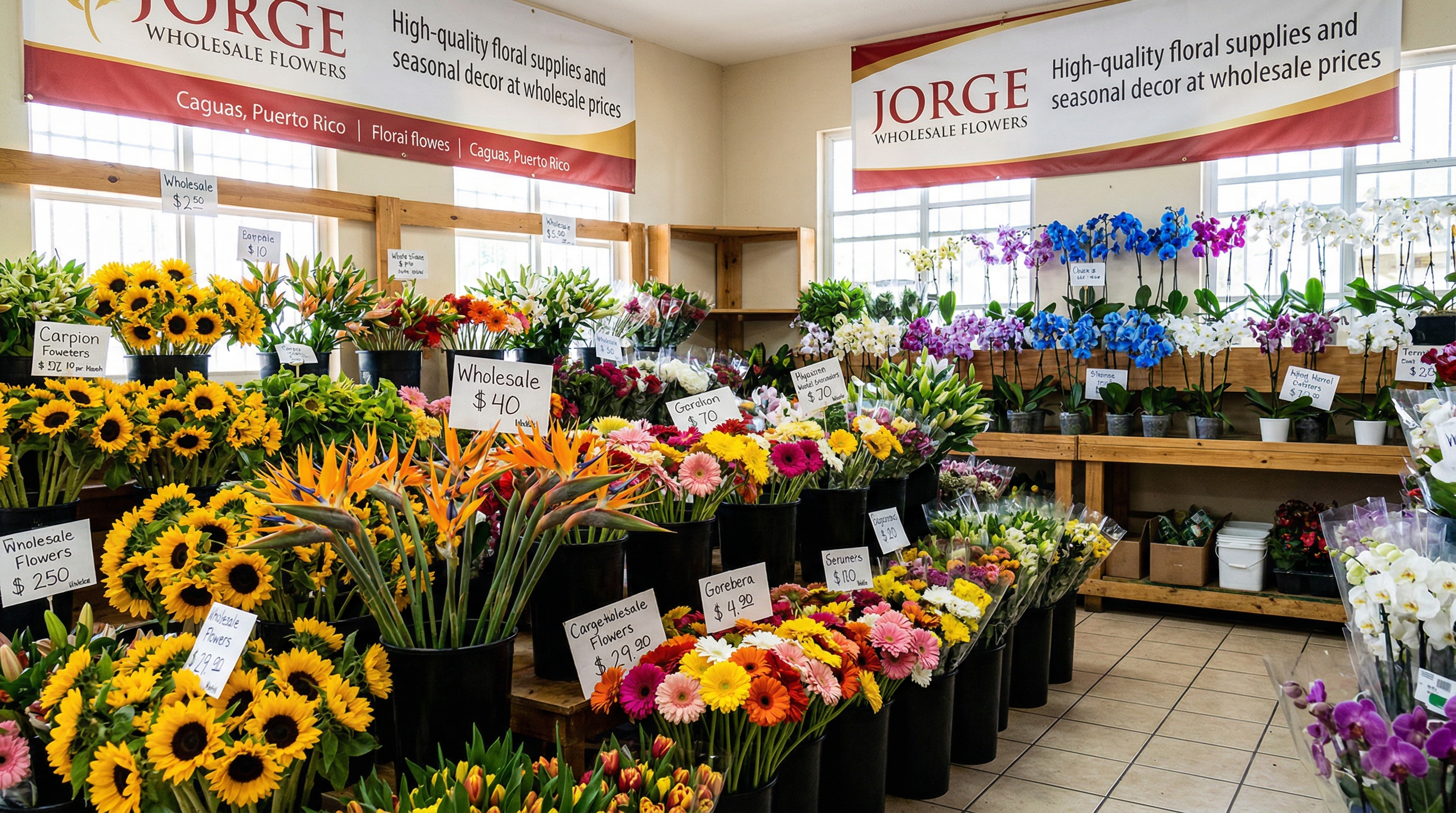 Colección de temporada en Jorge Wholesale Flowers