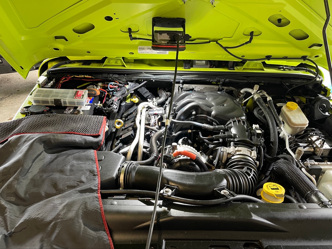 Vehicle detailing work