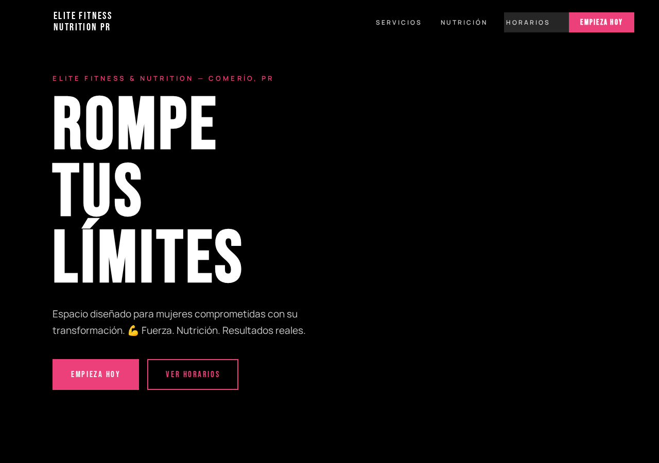 Elite Fitness and Nutrition PR