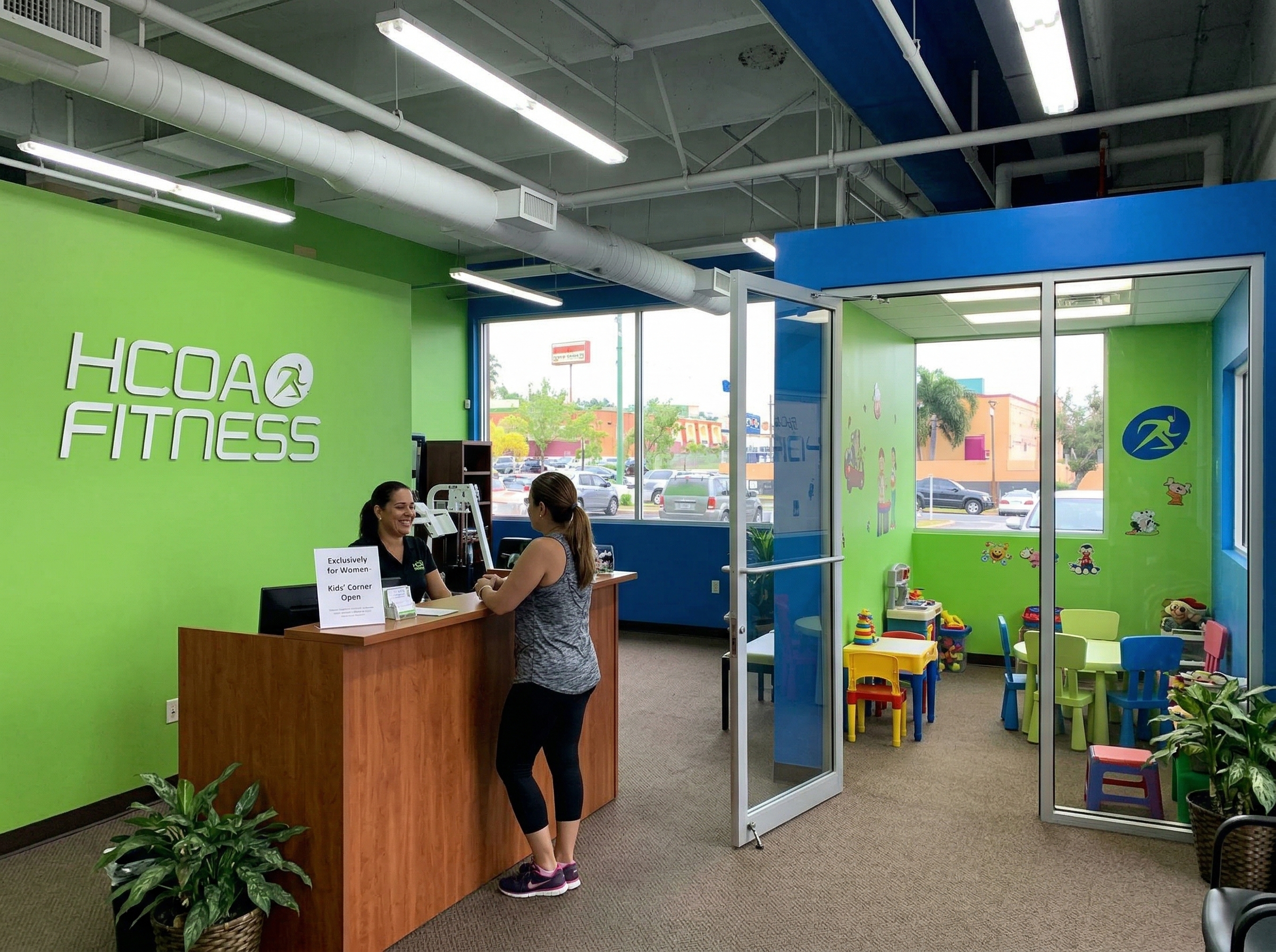 Instalaciones de HCOA Fitness for Women Dorado