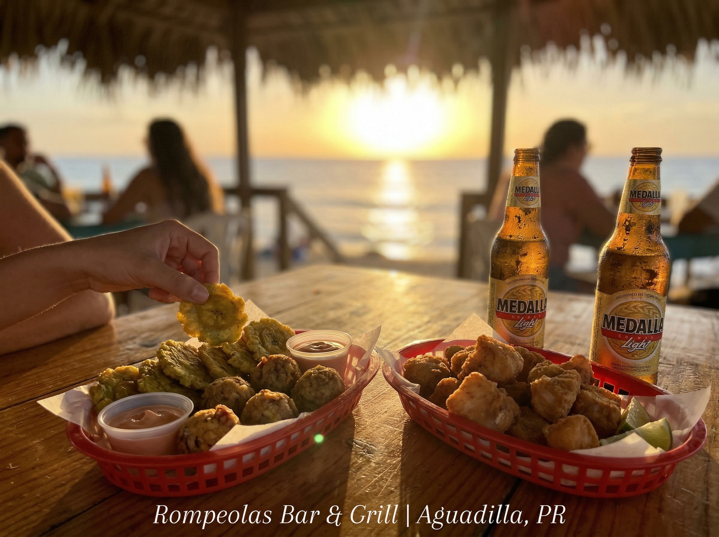 Frituras y antojitos en Rompeolas Bar & Grill