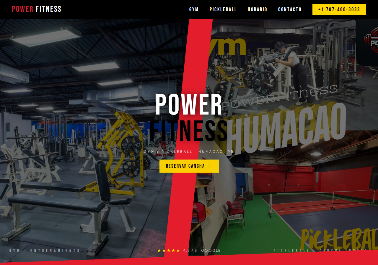 Power Fitness Gym Humacao & Indoor Pickleball Court