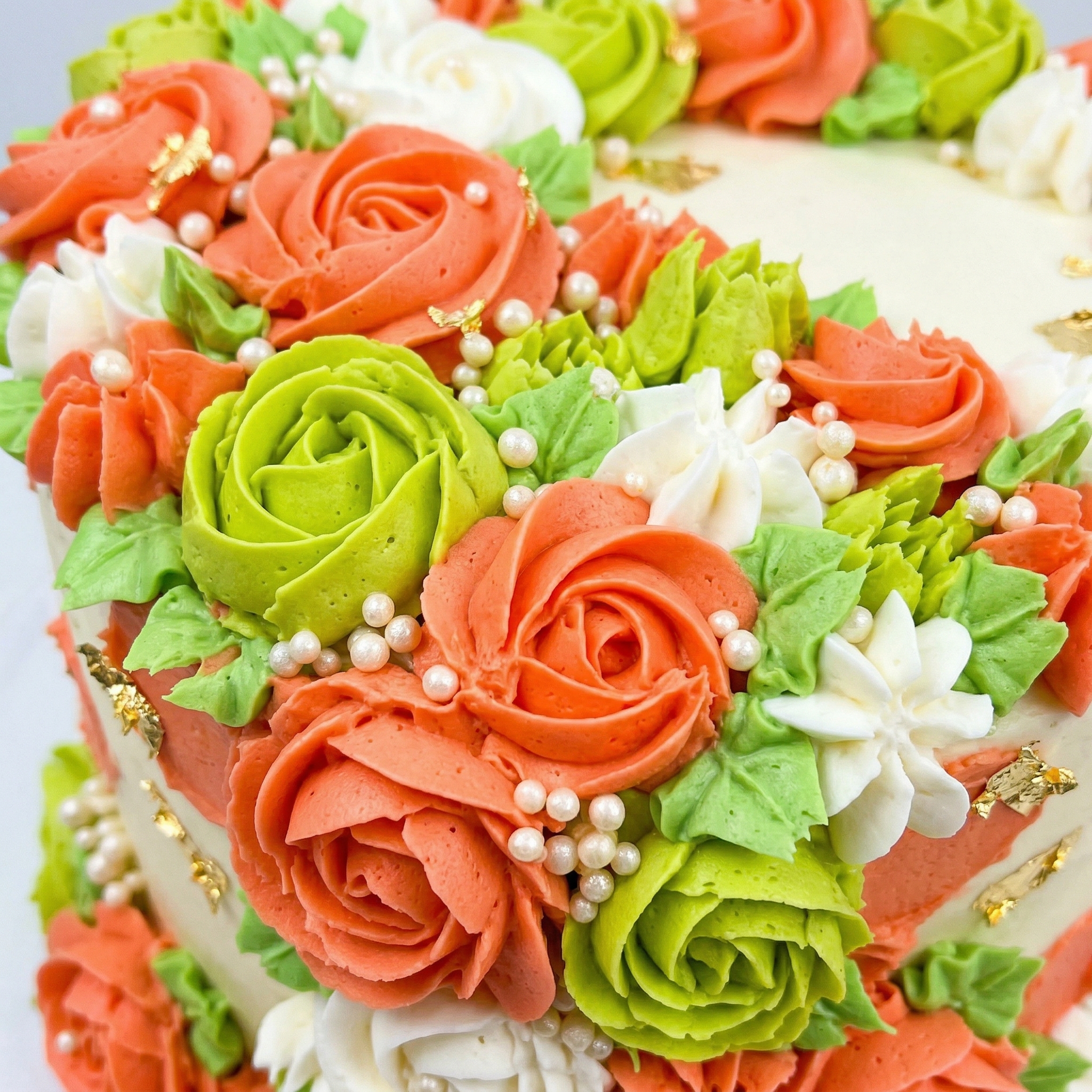 Detalle de bizcocho artesanal